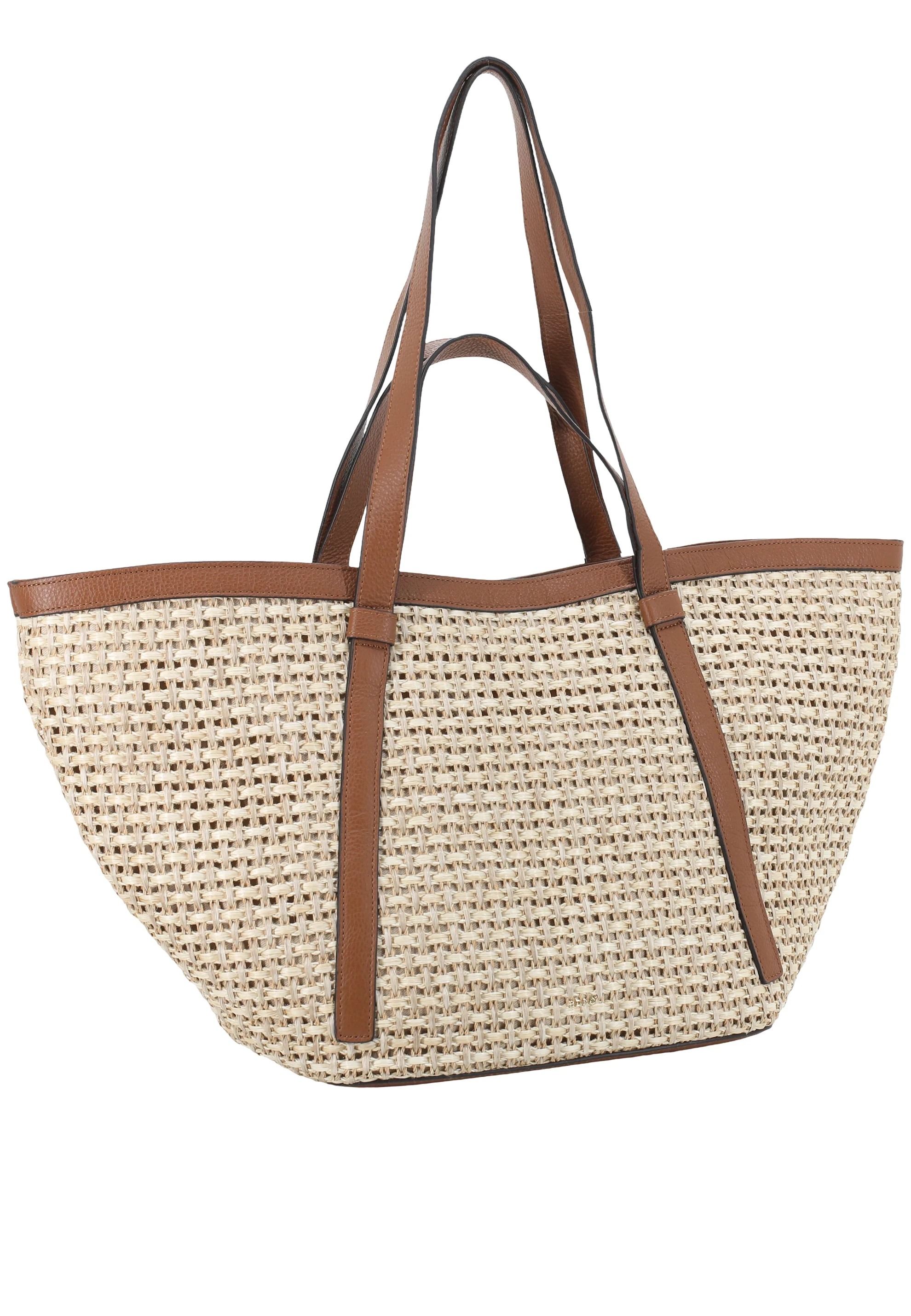 Shopper COSMO large Raffia/pelle
