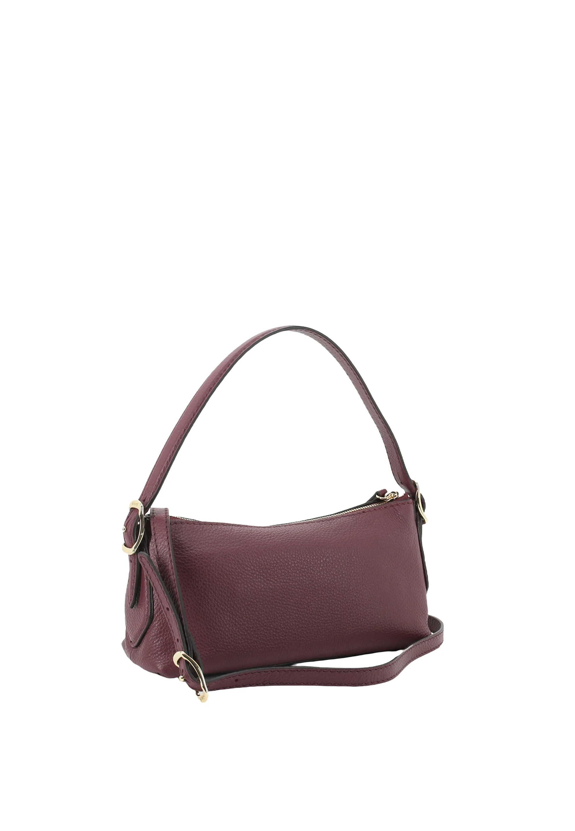 Schultertasche CARINA Leder Agave