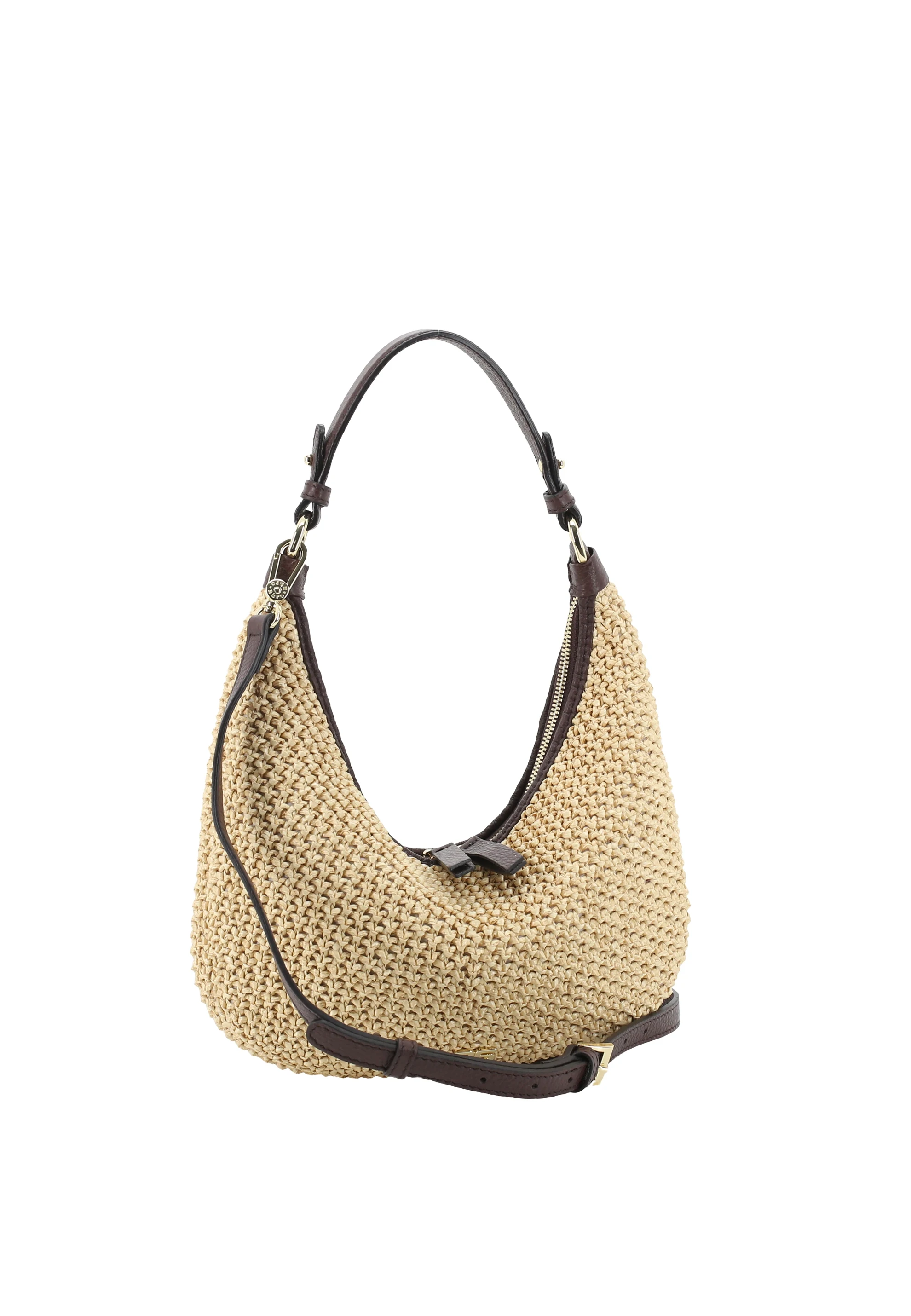 Sac NANA mini Raffia Maglia/cuir