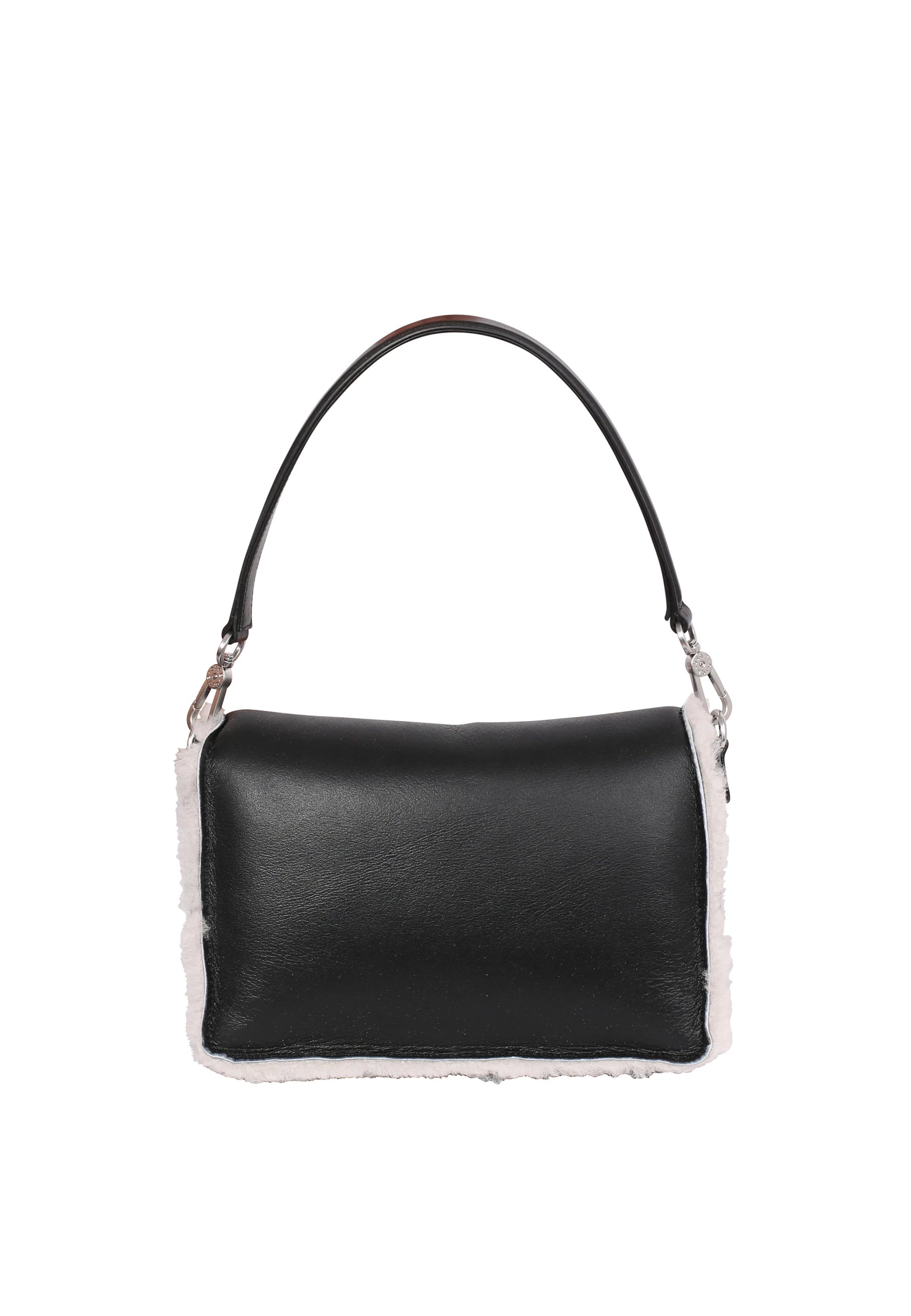 Shoulder Bag TEMI Leather Shearling reversible