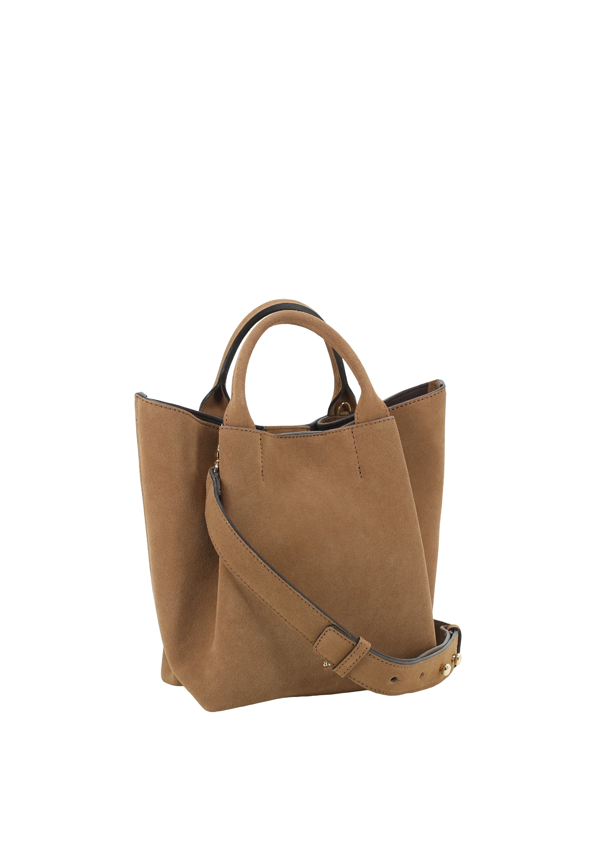 Shopper ESSENTIAL small Leather Suede