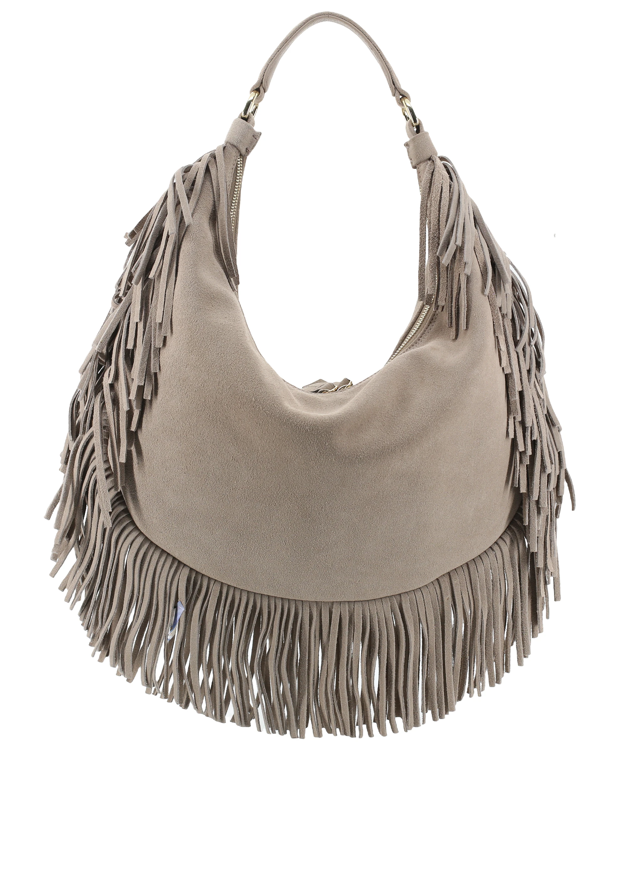 Beutel NANA  Leder Suede fringes