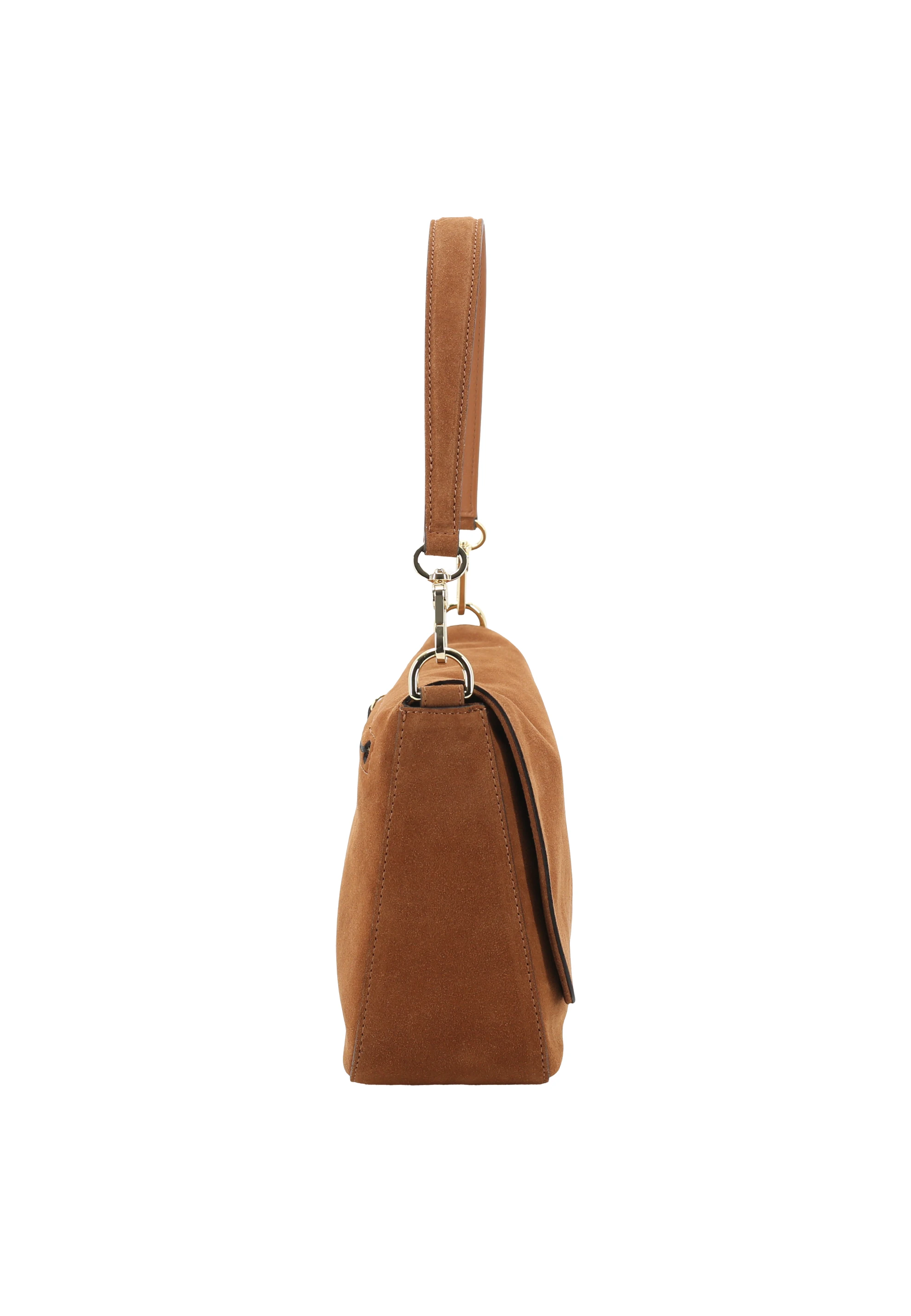 Schultertasche LULU Leder Suede