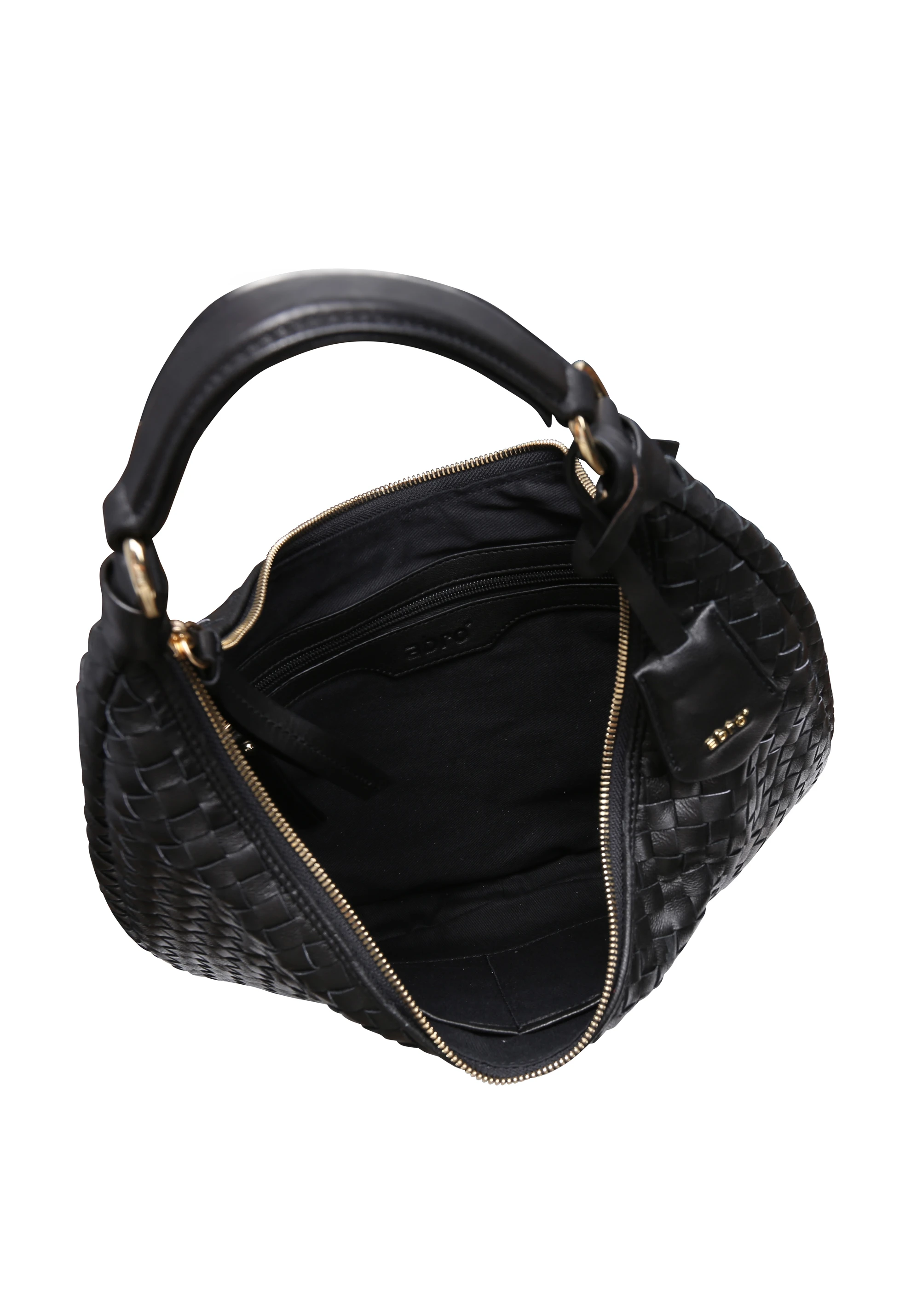 Beutel NANA small Leder Piuma weaving