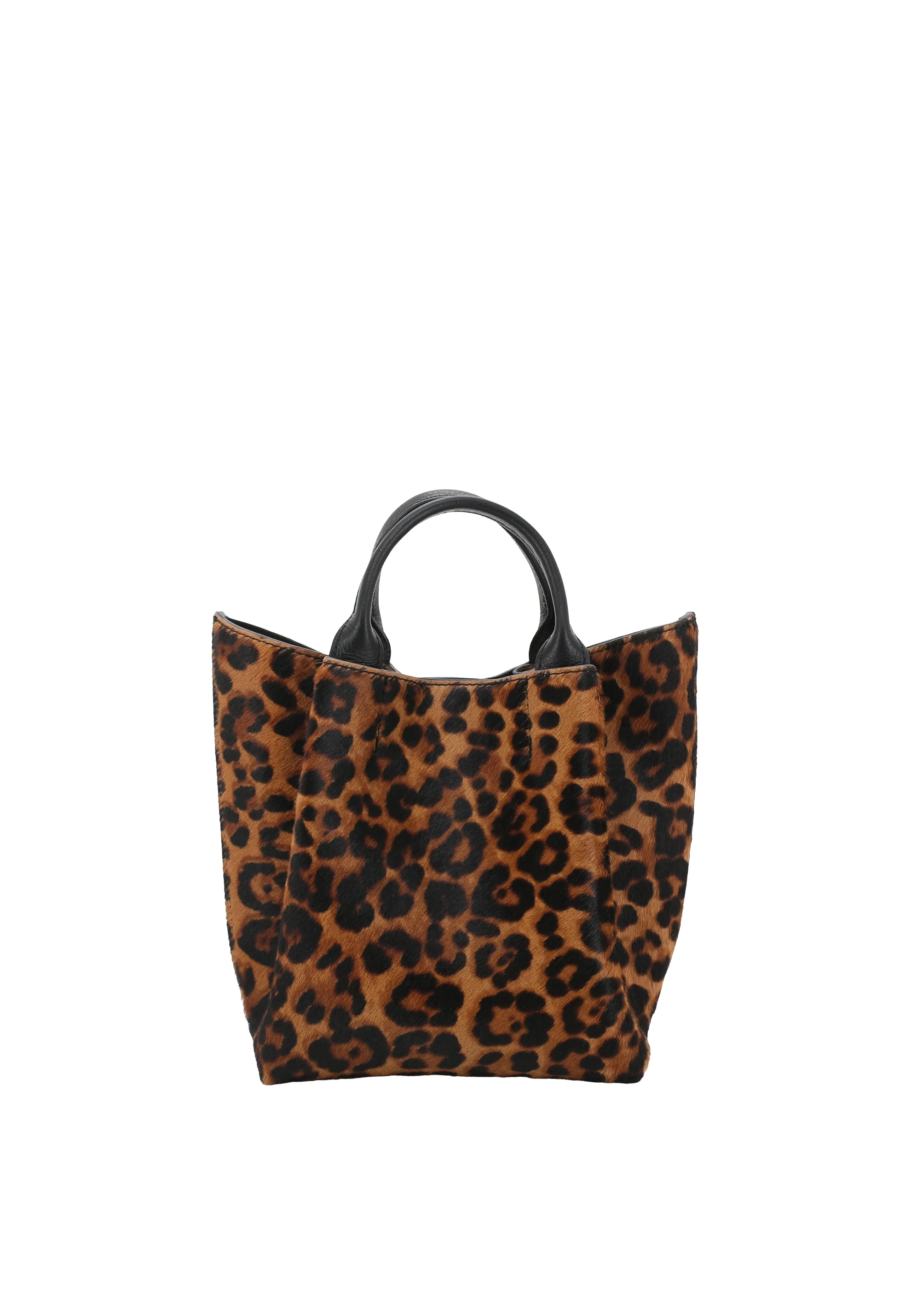 Shopper ESSENTIAL small Leather Animal Print