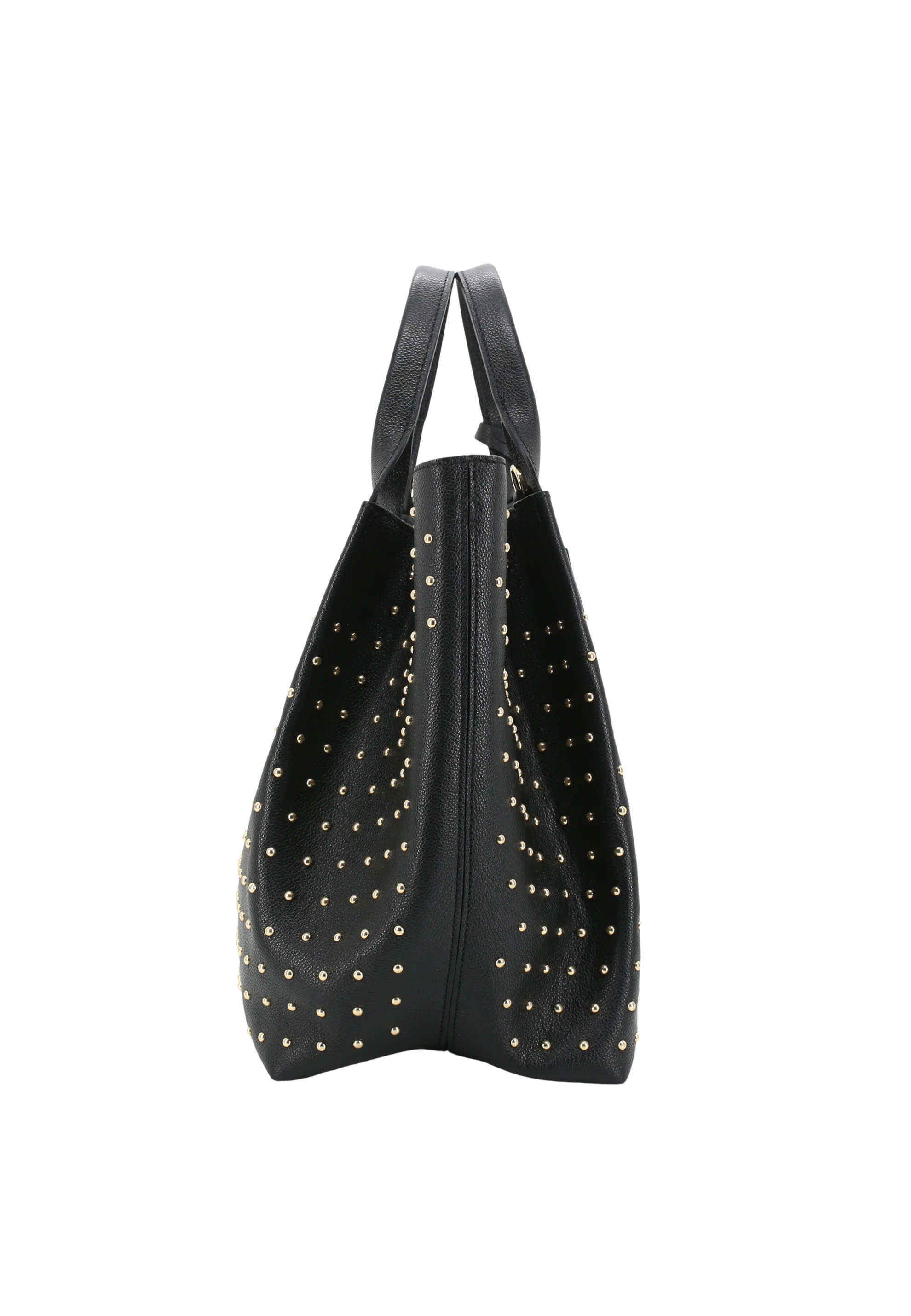 Shopper ESSENTIAL studs medium Leder Agave