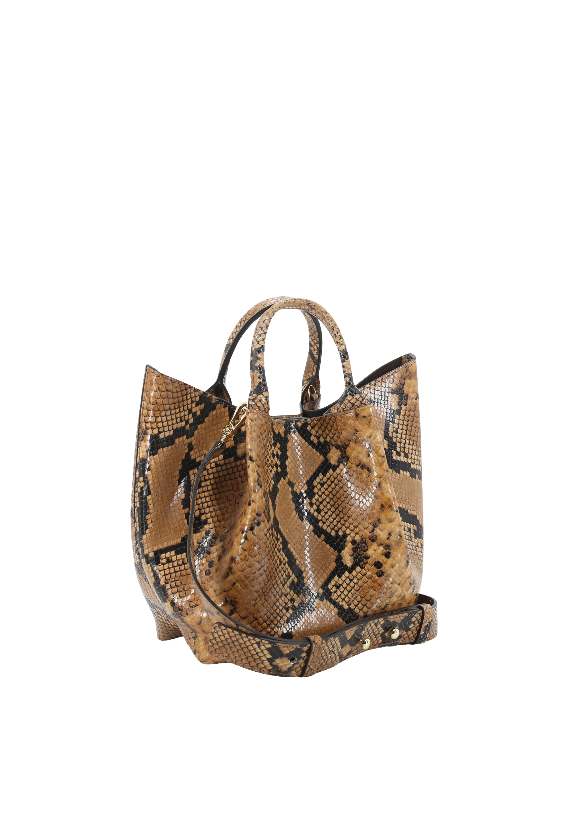 Shopper ESSENTIAL small Leder Phyton geprägt