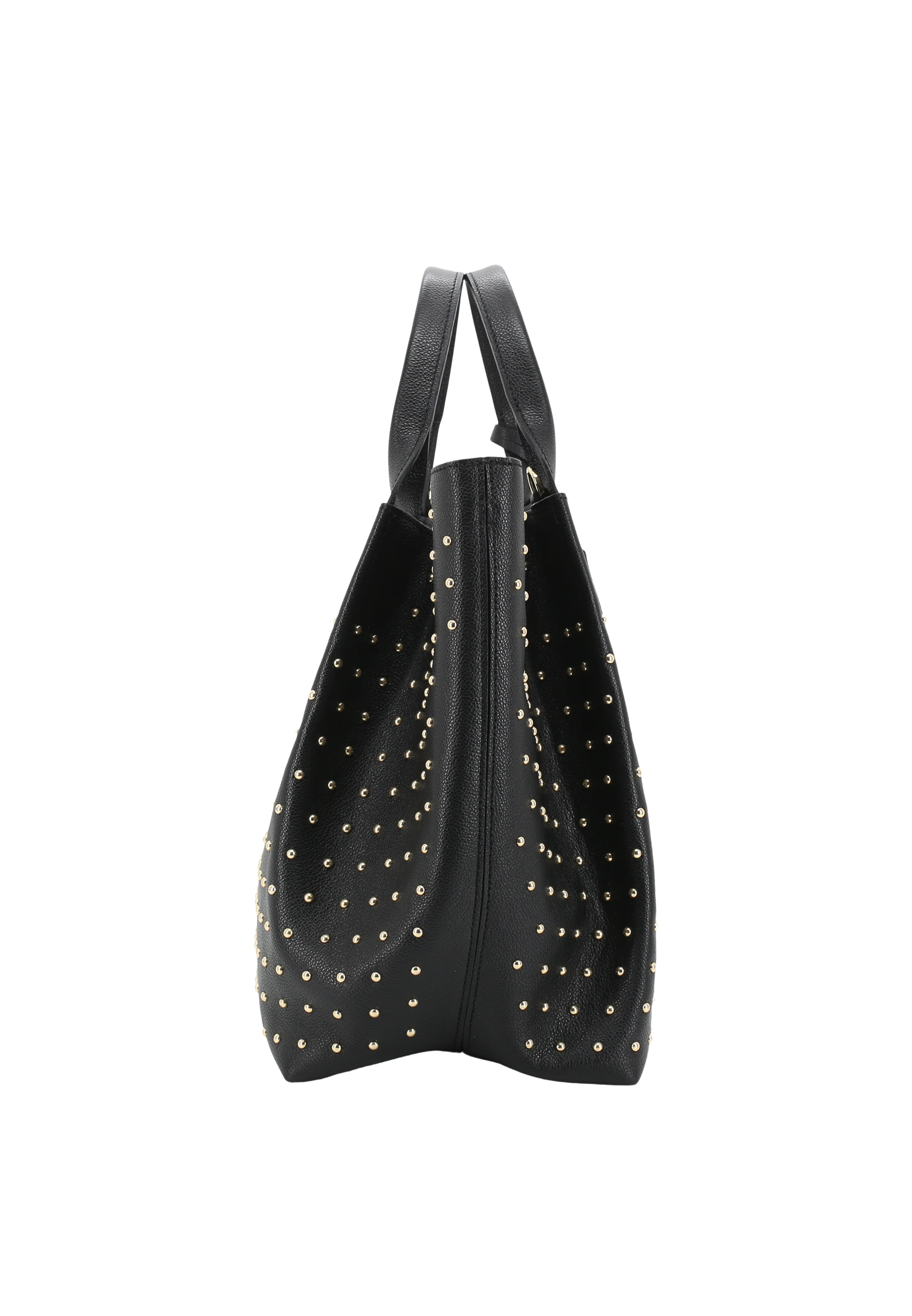 Sac shopping ESSENTAIL studs Cuir Agave