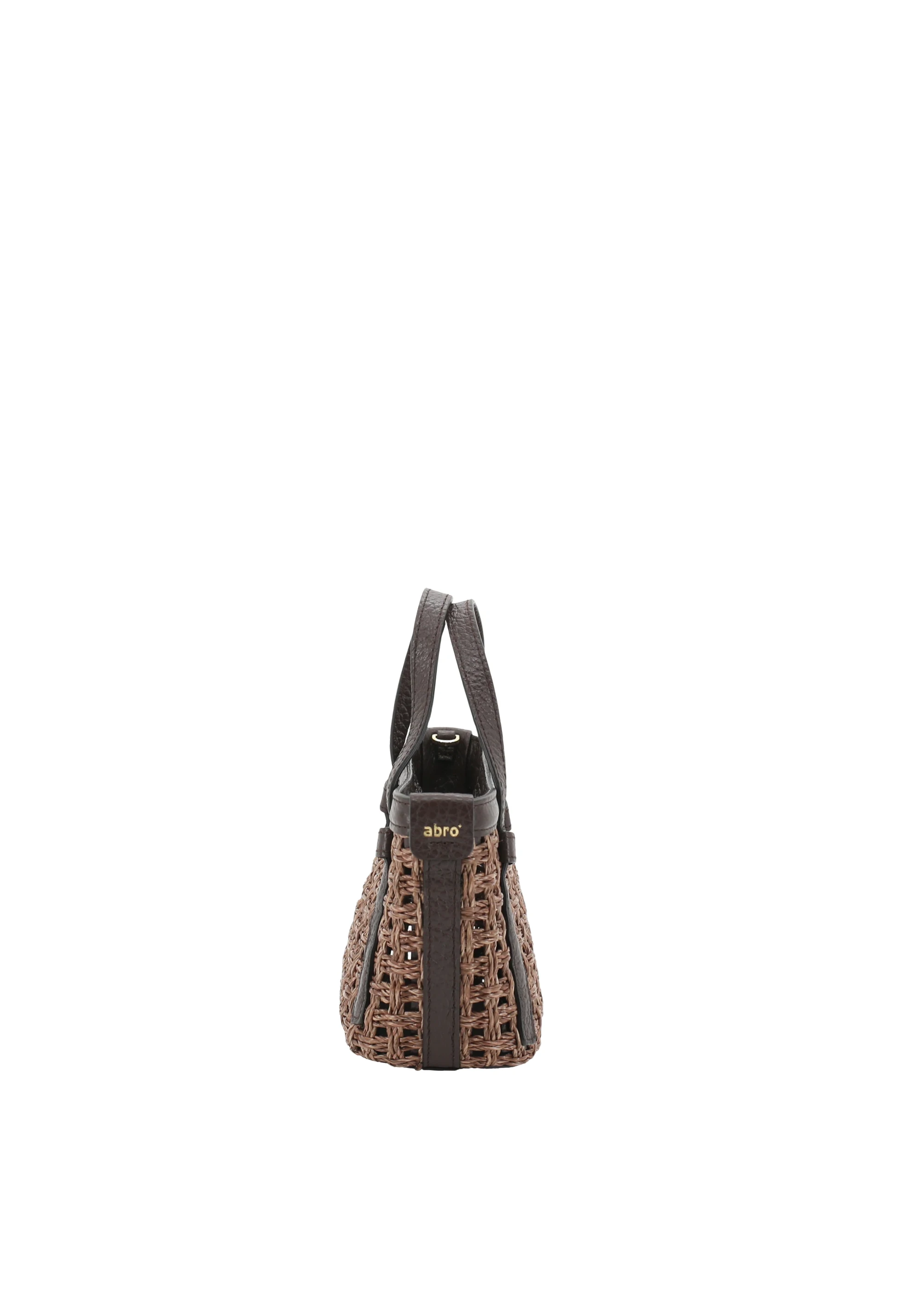 Handtasche COSMO mini Raffia/Leder