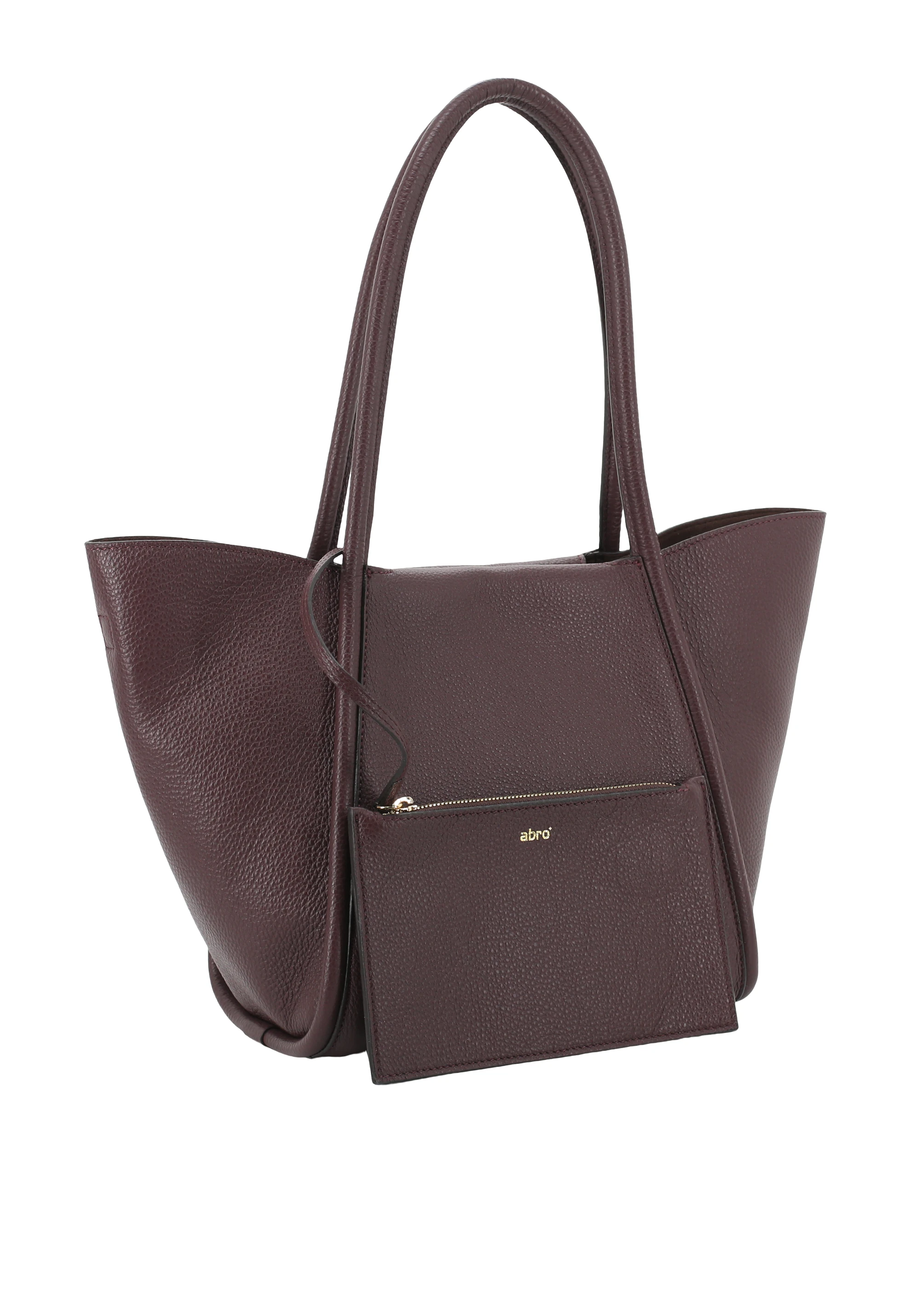 shopper WILLOW small Leather Agave