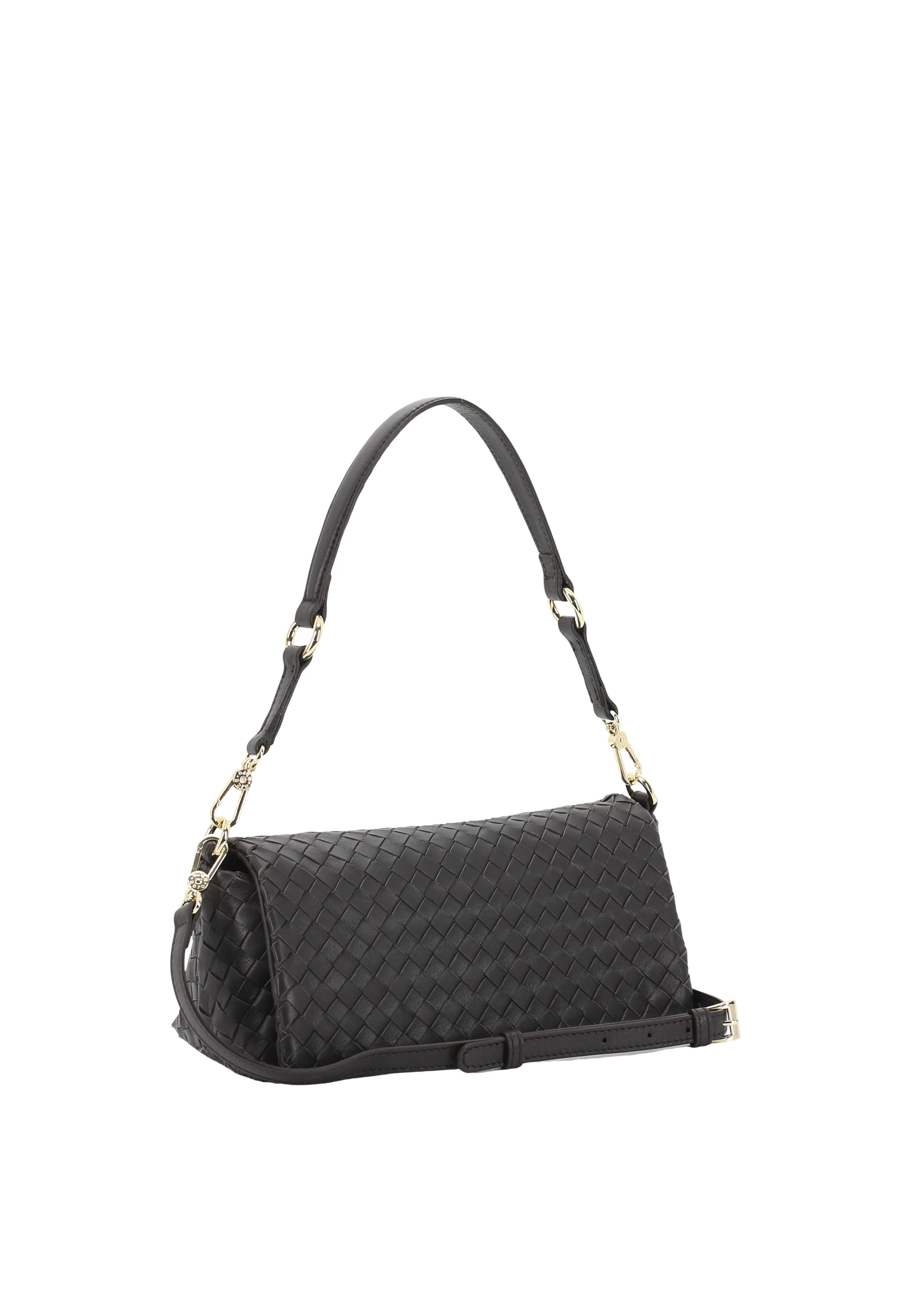 Shoulder bag MILA Leather Piuma weaving