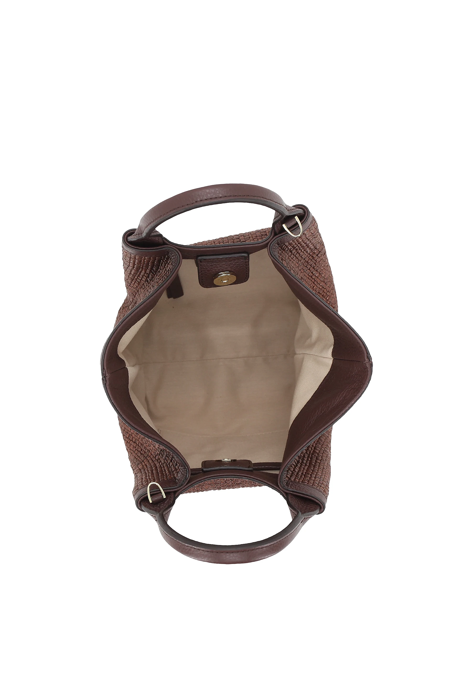 Sac shopping ESSENTAIL small Raffia intreccio