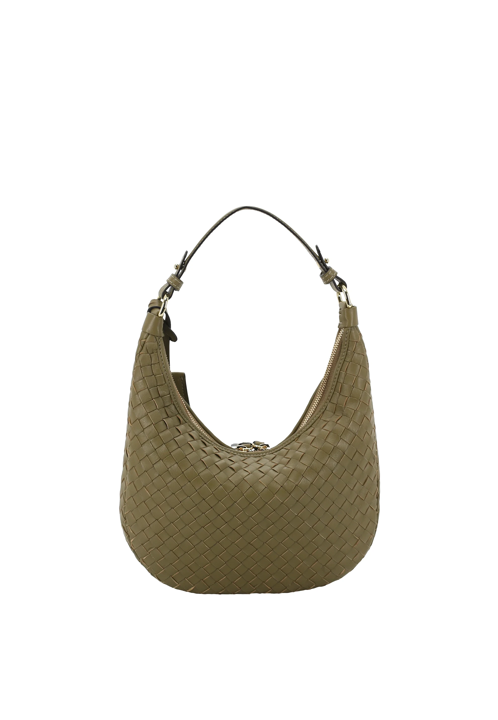 Sacca NANA mini Pelle Piuma weaving