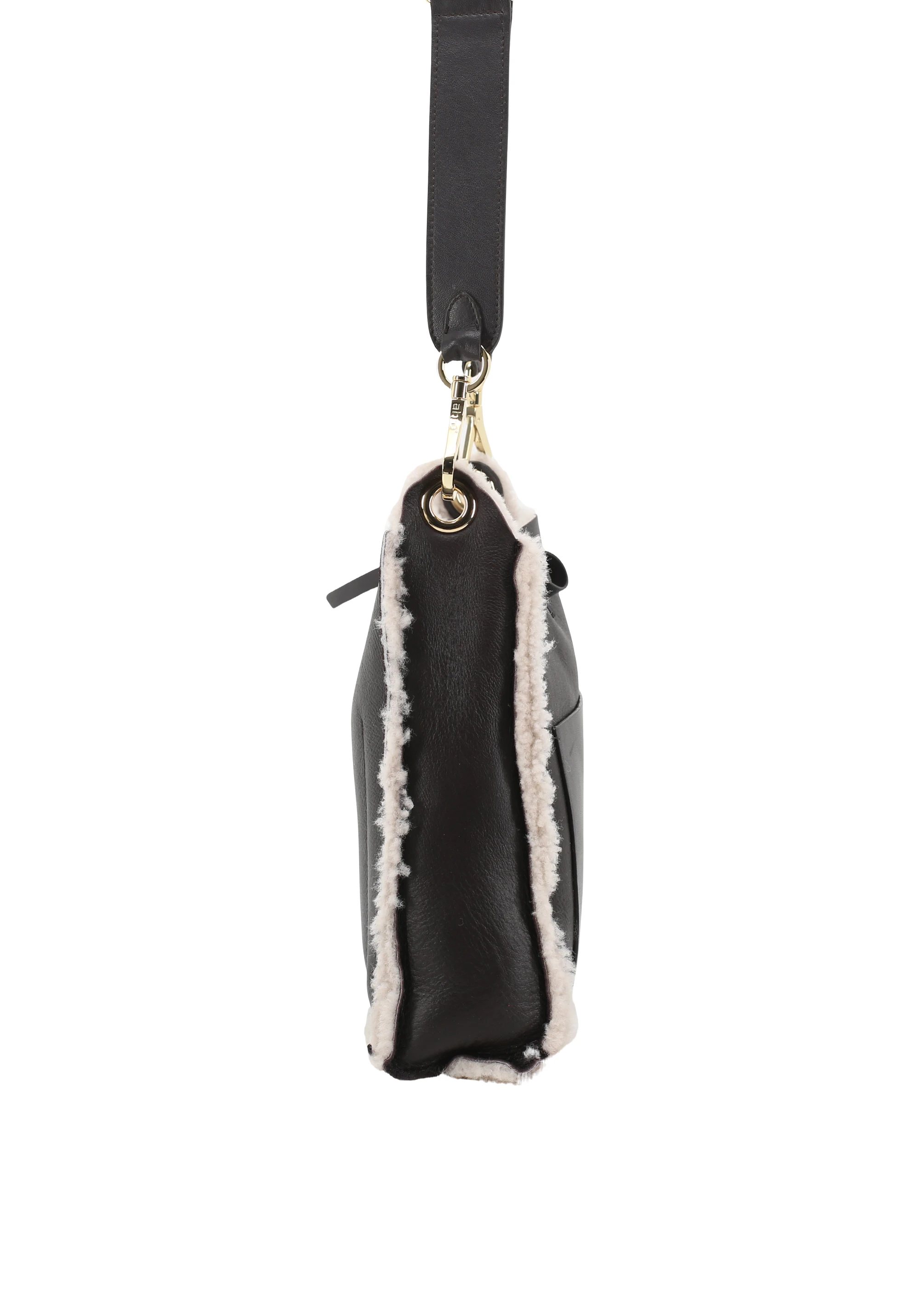 Cross body RAQUEL small Leather Shearling reversible