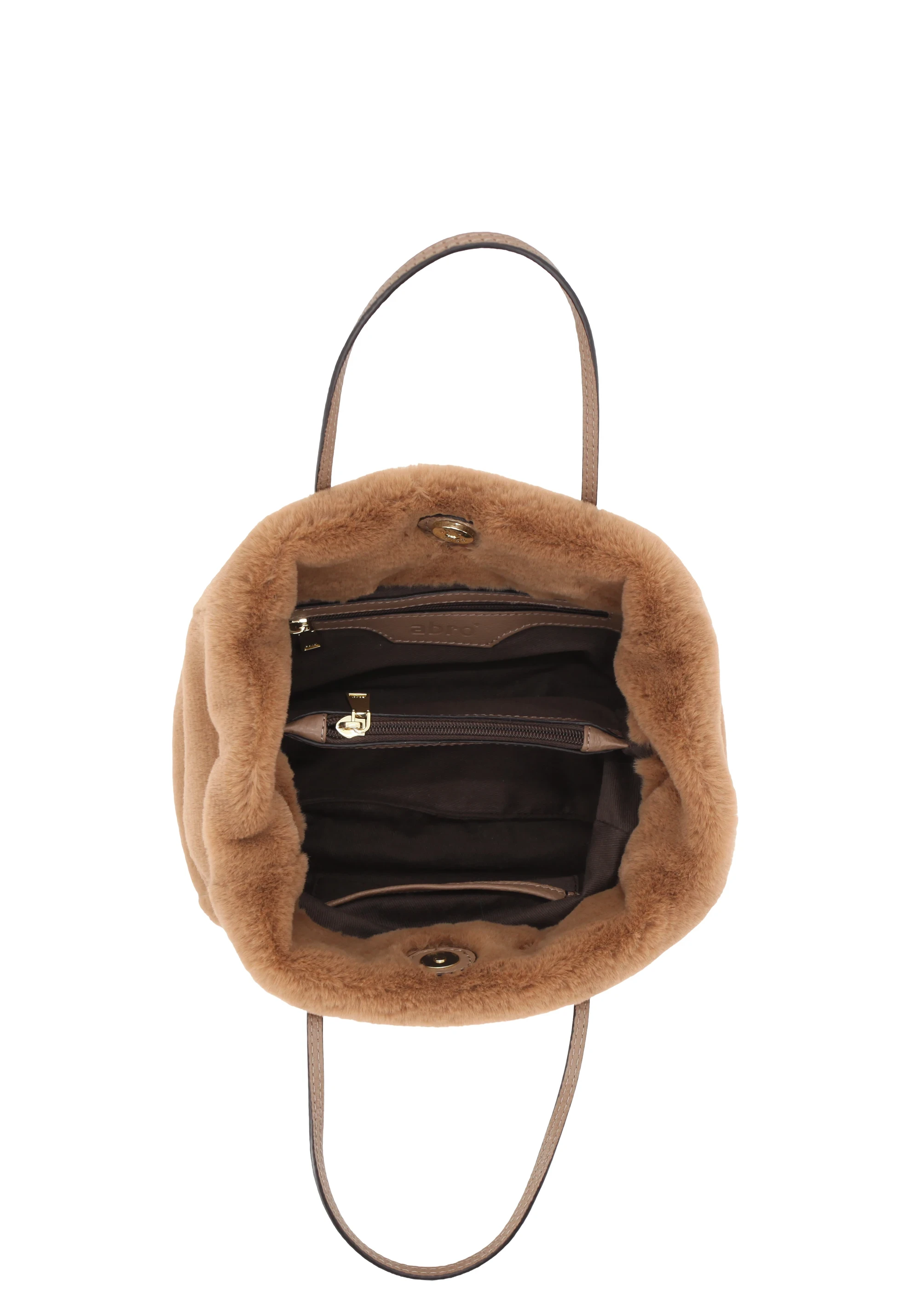 Handbag NOELLE Leather Eco Fur
