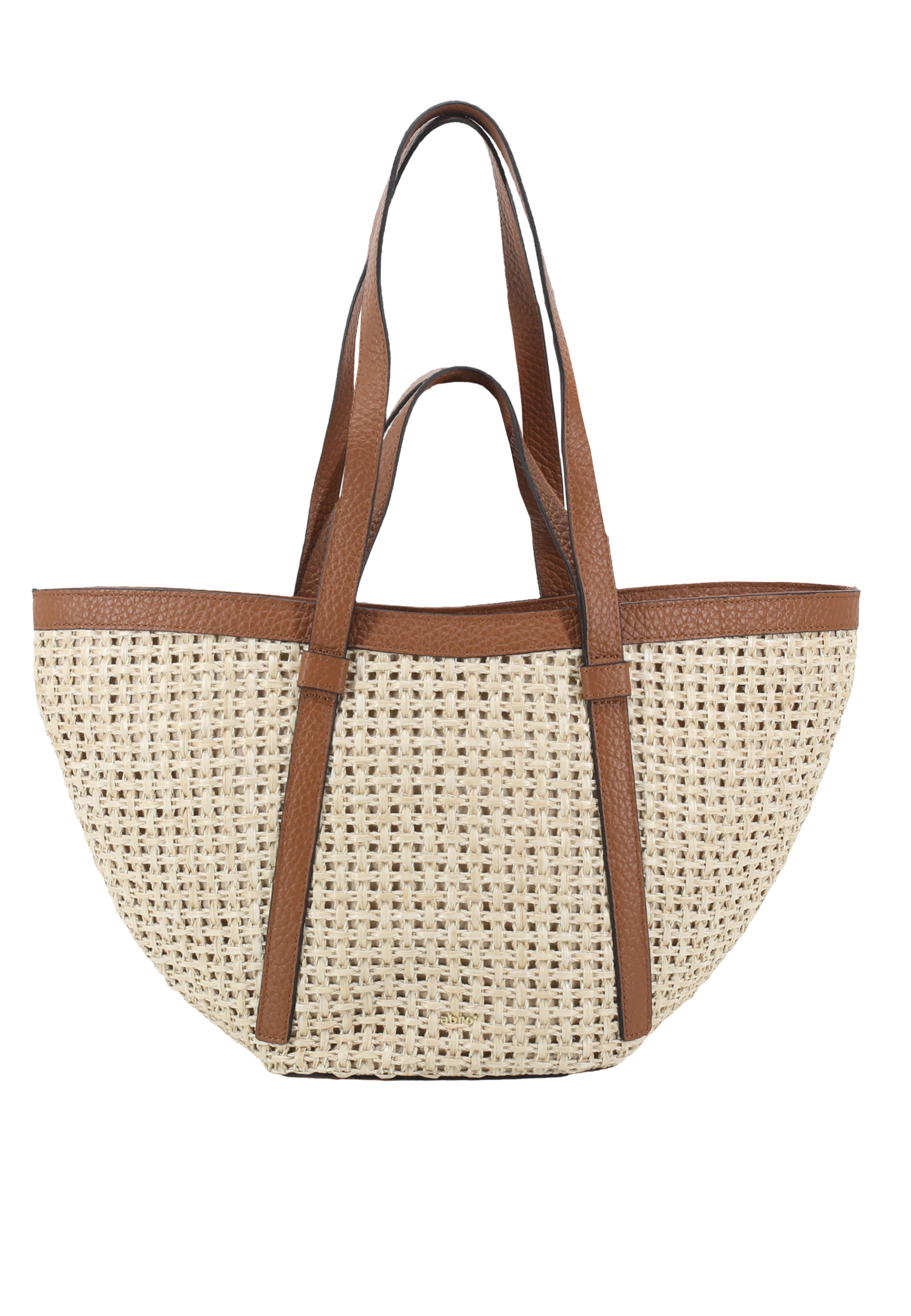 Shopper COSMO medium Raffia/leather