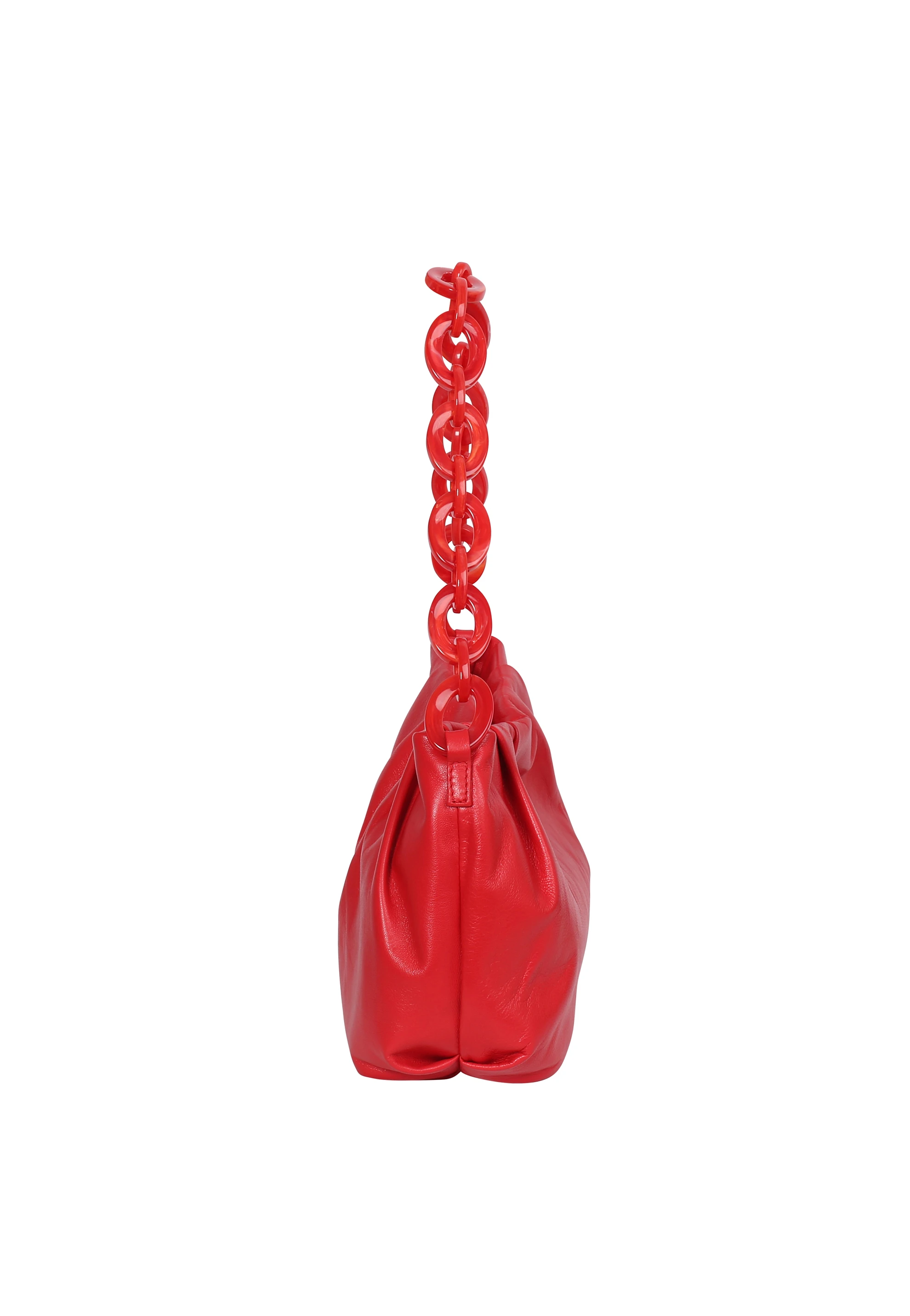 Schultertasche DAYA Leder Piuma lucido