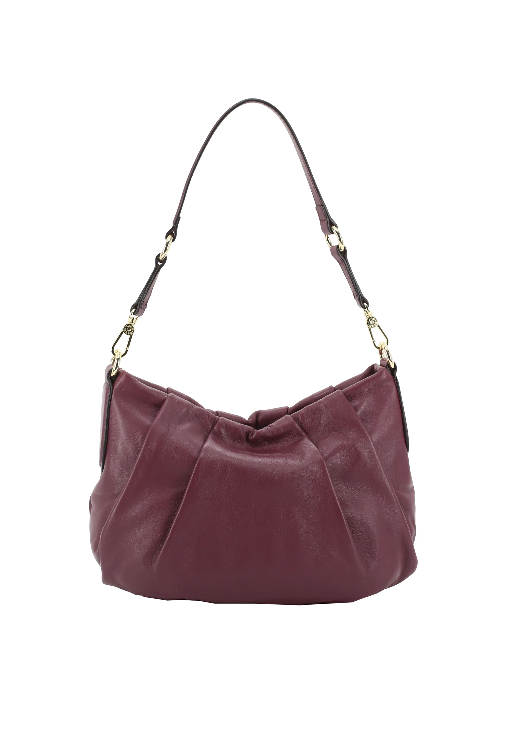 Schultertasche DAYA Leder Piuma lucido