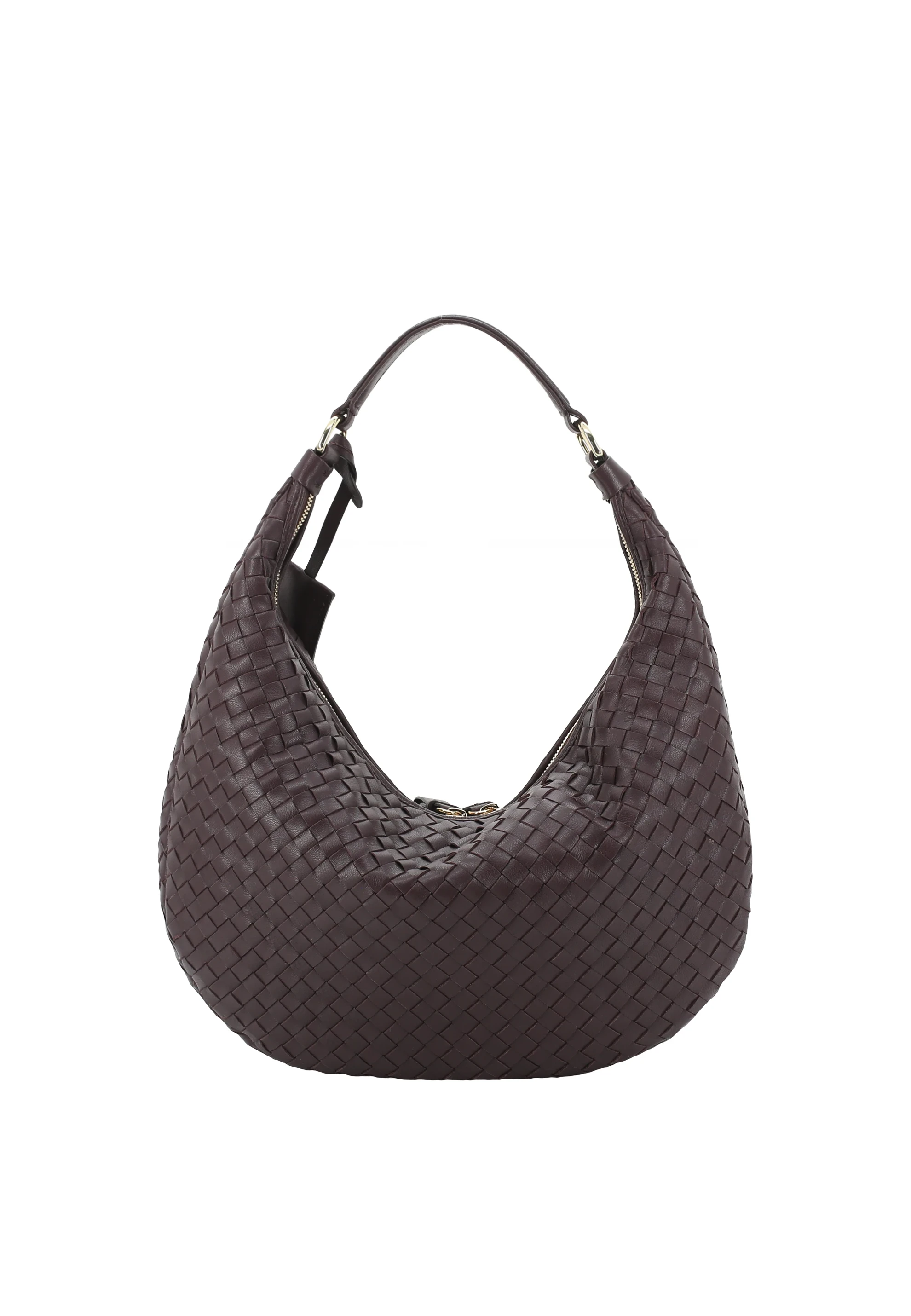 Hobo NANA small Leather Piuma woven