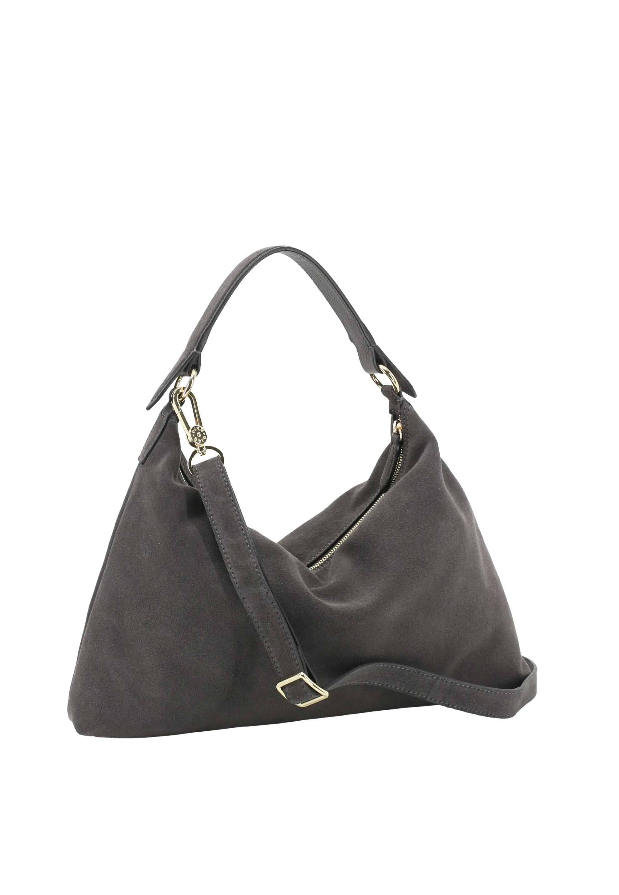 Hobo bag ALL IN ONE small Leather Suede
