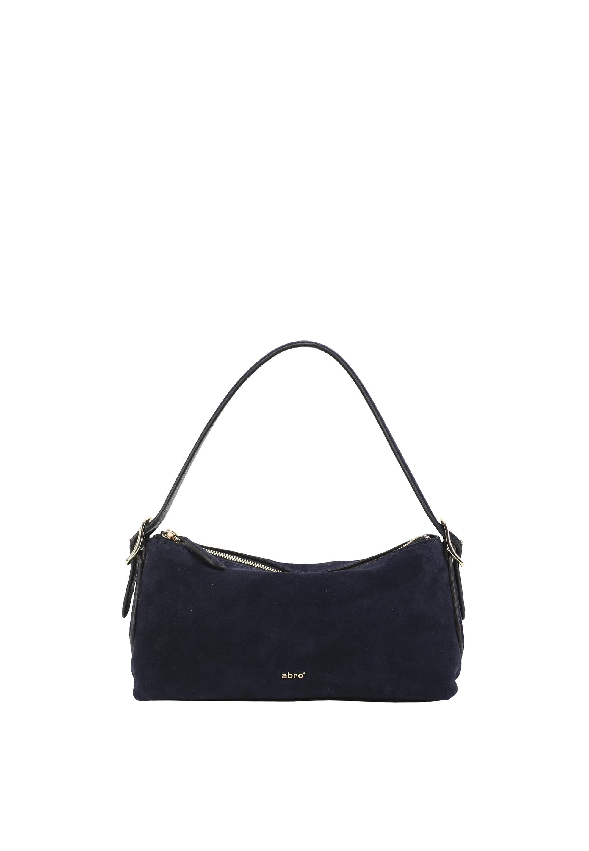 Schultertasche CARINA Leder Suede