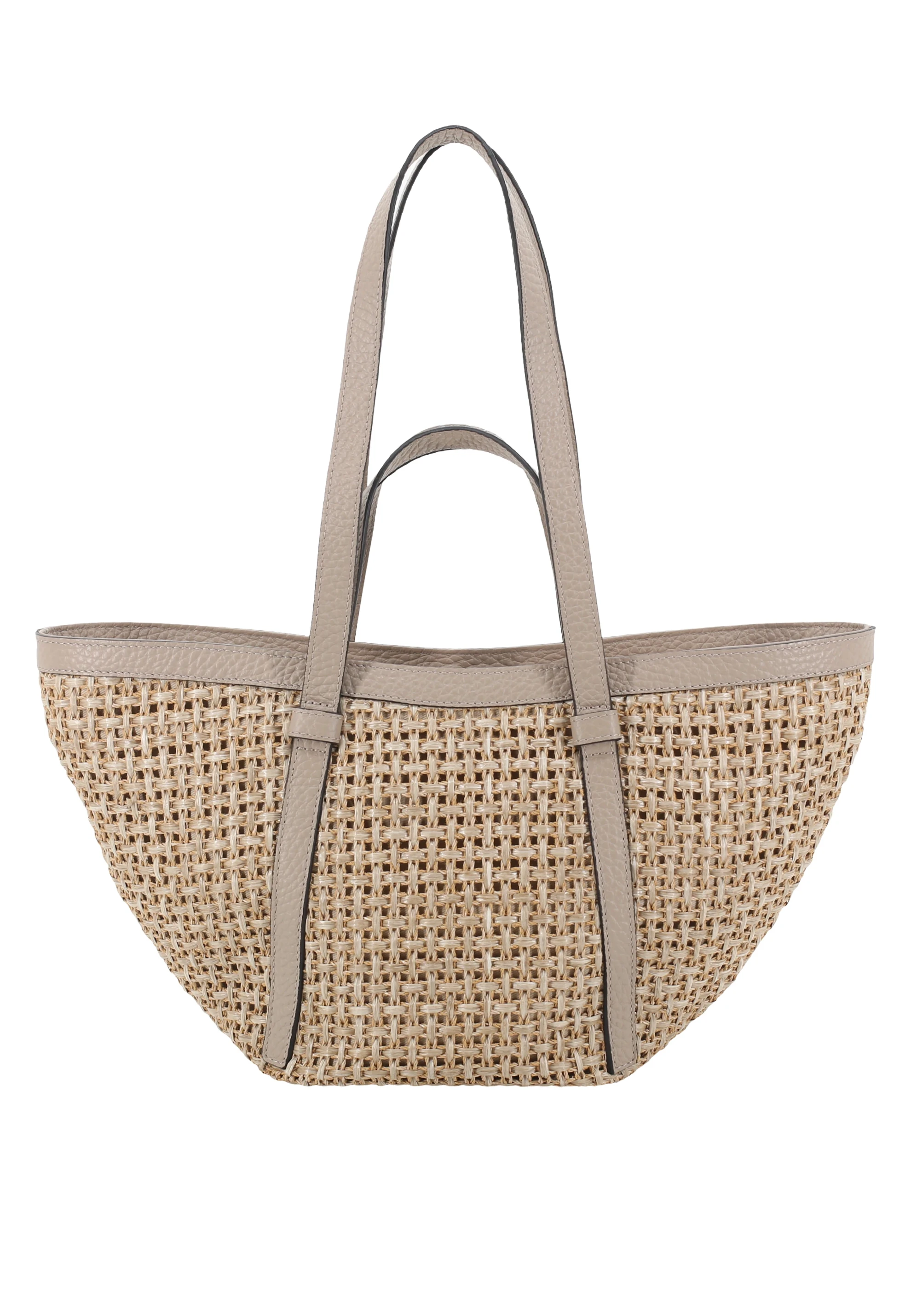 Shopper COSMO medium Raffia/piel