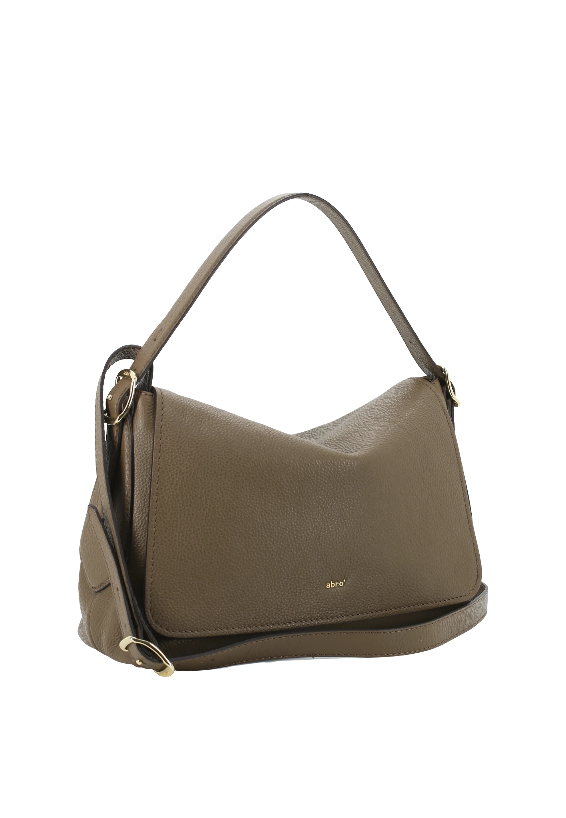 Schultertasche CARINA Leder Agave