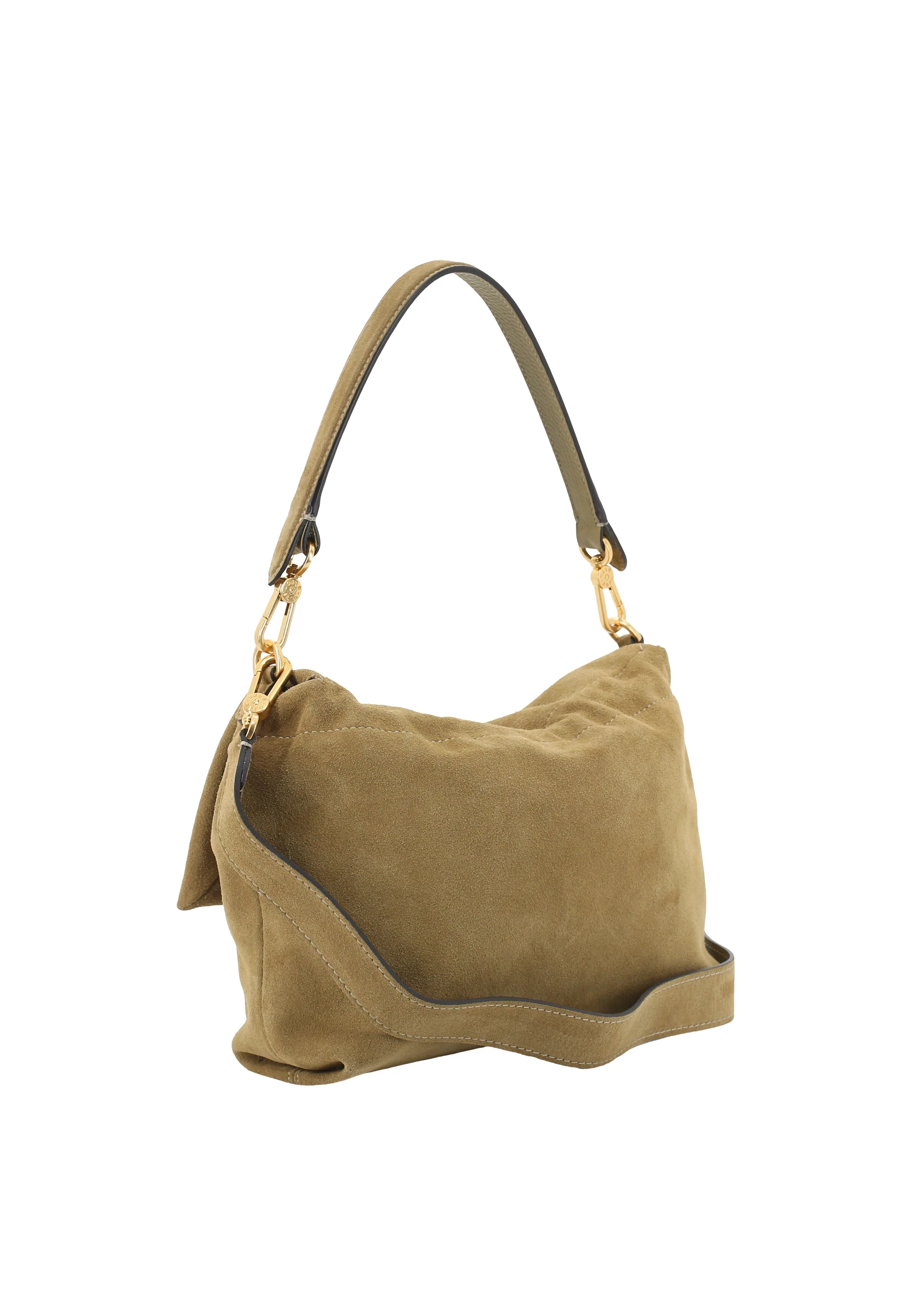 borsa a spalla TEMI medium Pelle Suede