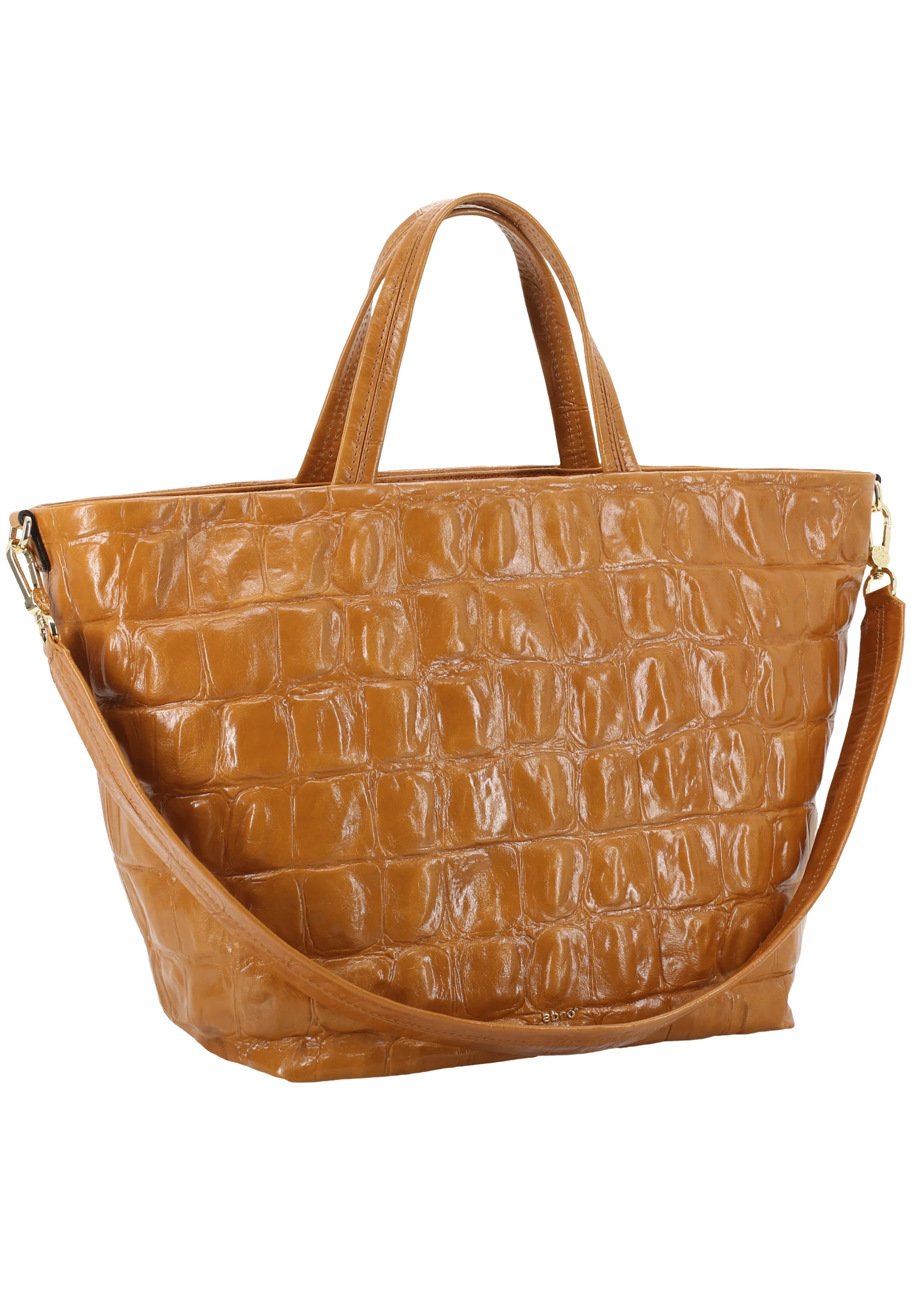 Shopper ALBA Leder Maxi Cocco