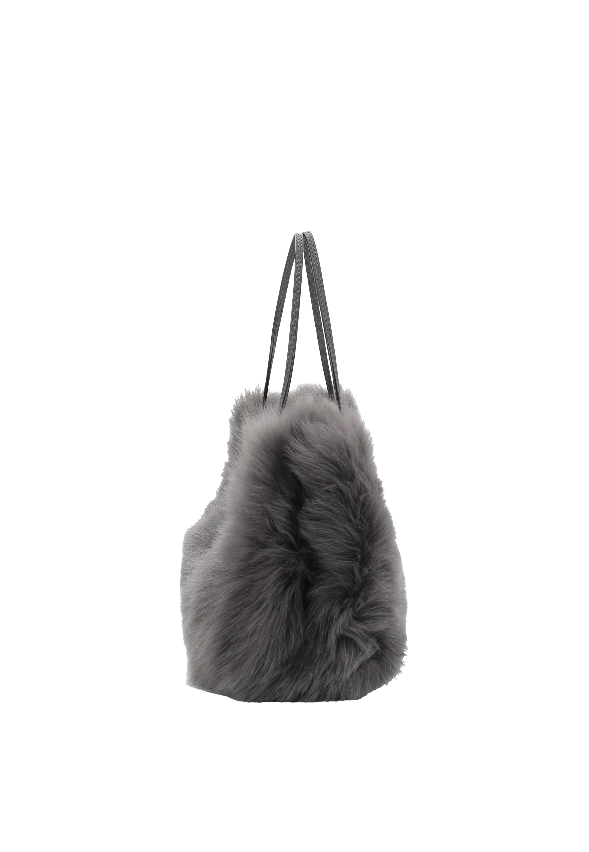 Handtasche NOELLE Leder Shearling LH
