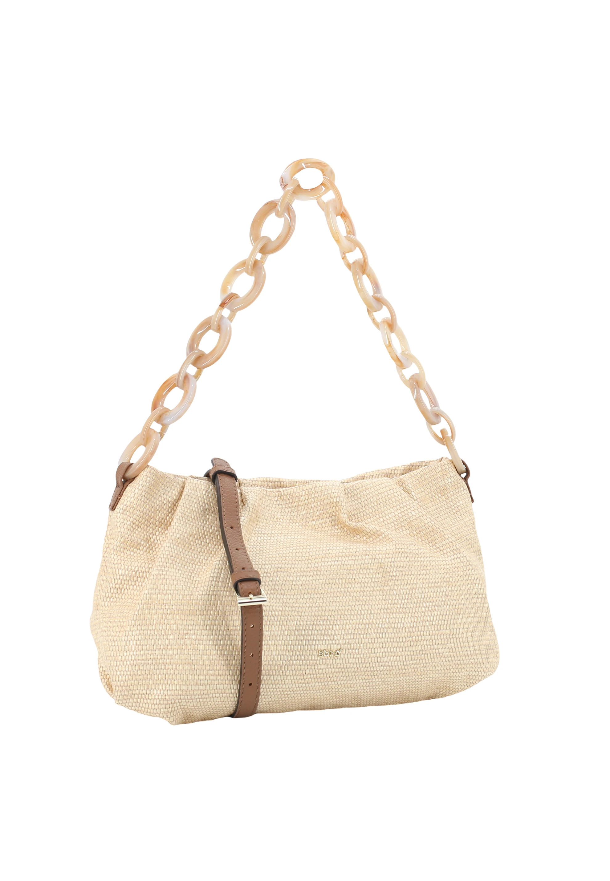 Schultertasche DAYA Raffia leggera