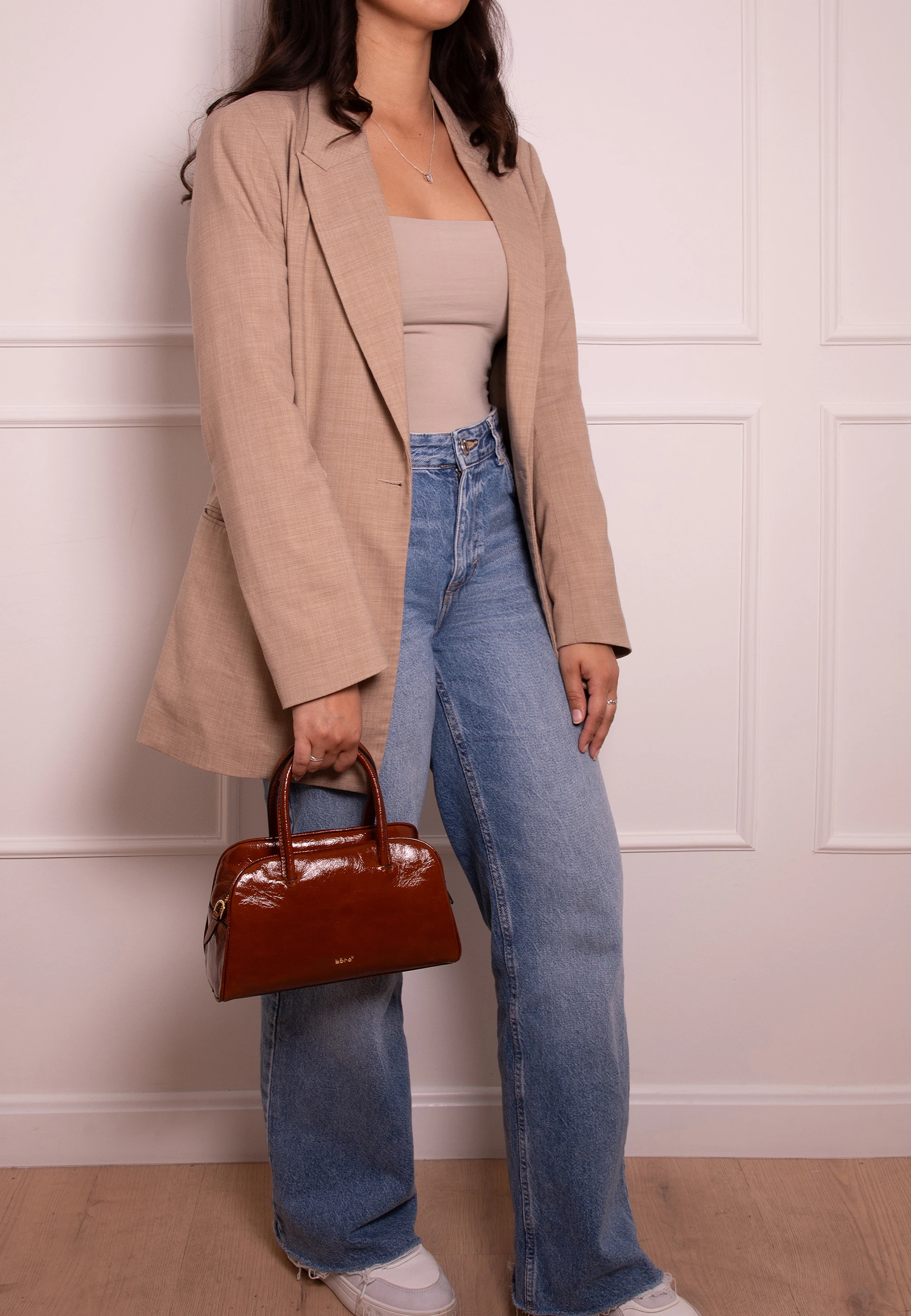 Handbag AMARA Leather Venice