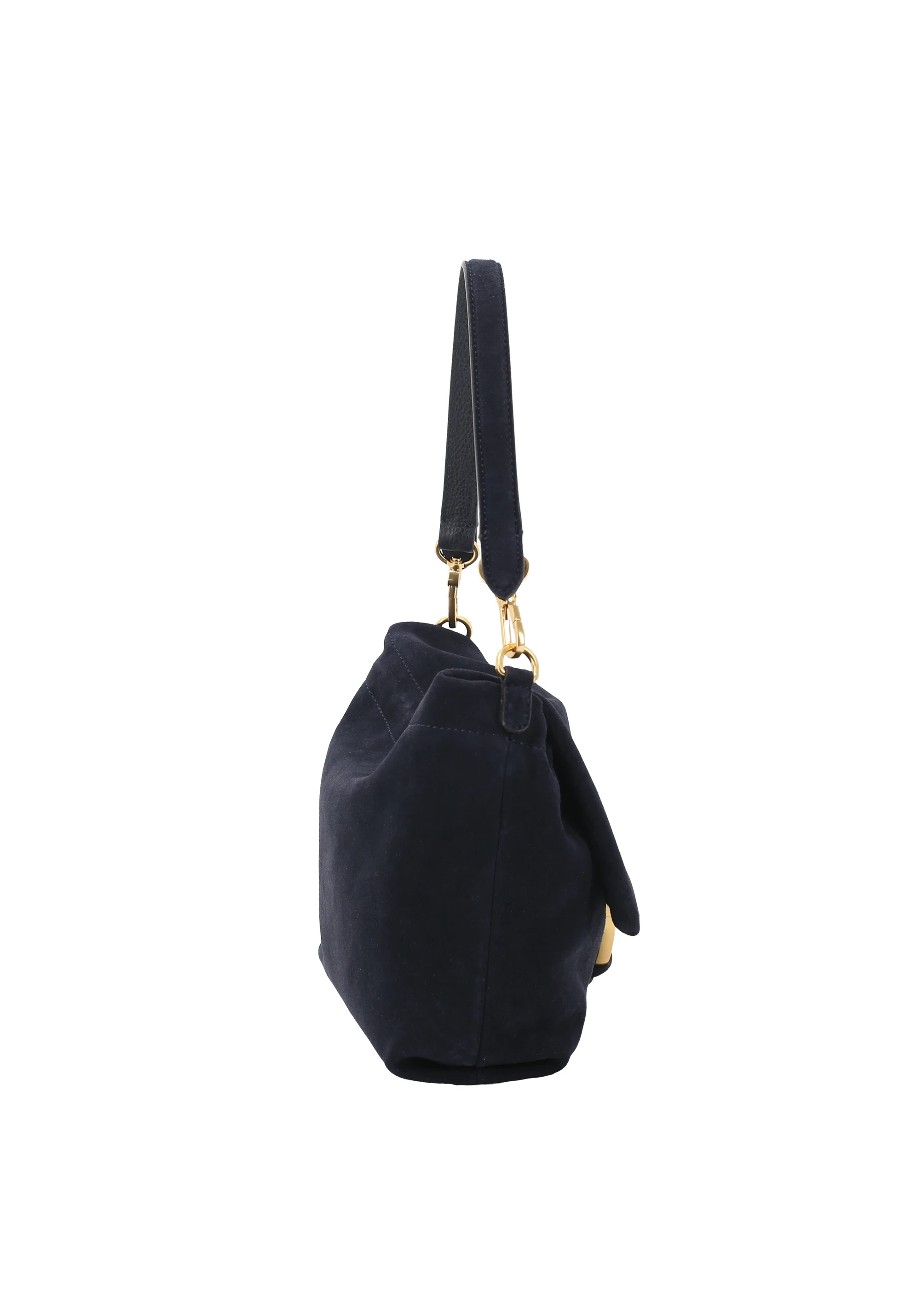 shoulder bag TEMI medium Leather Suede