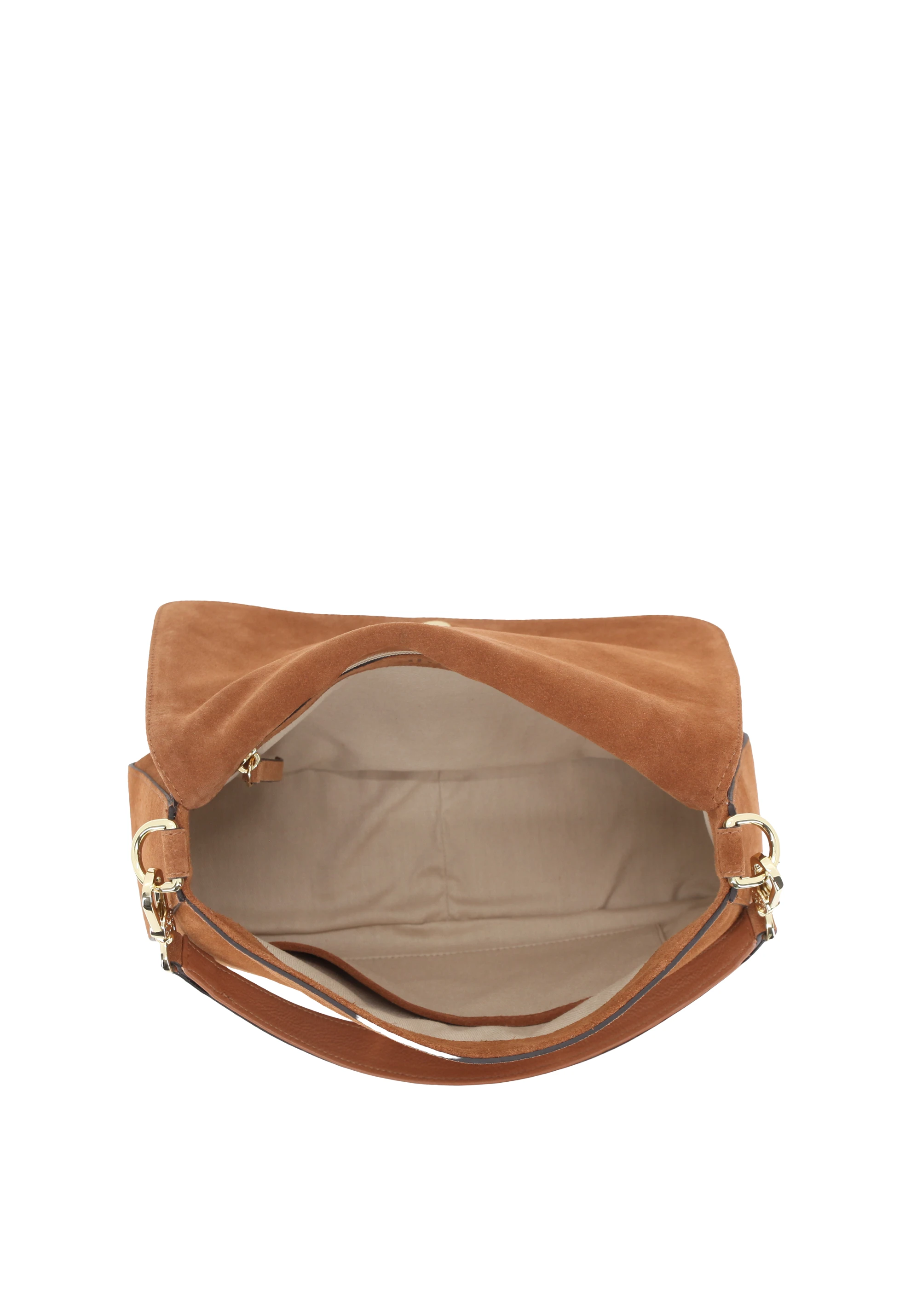 Schultertasche LULU Leder Suede