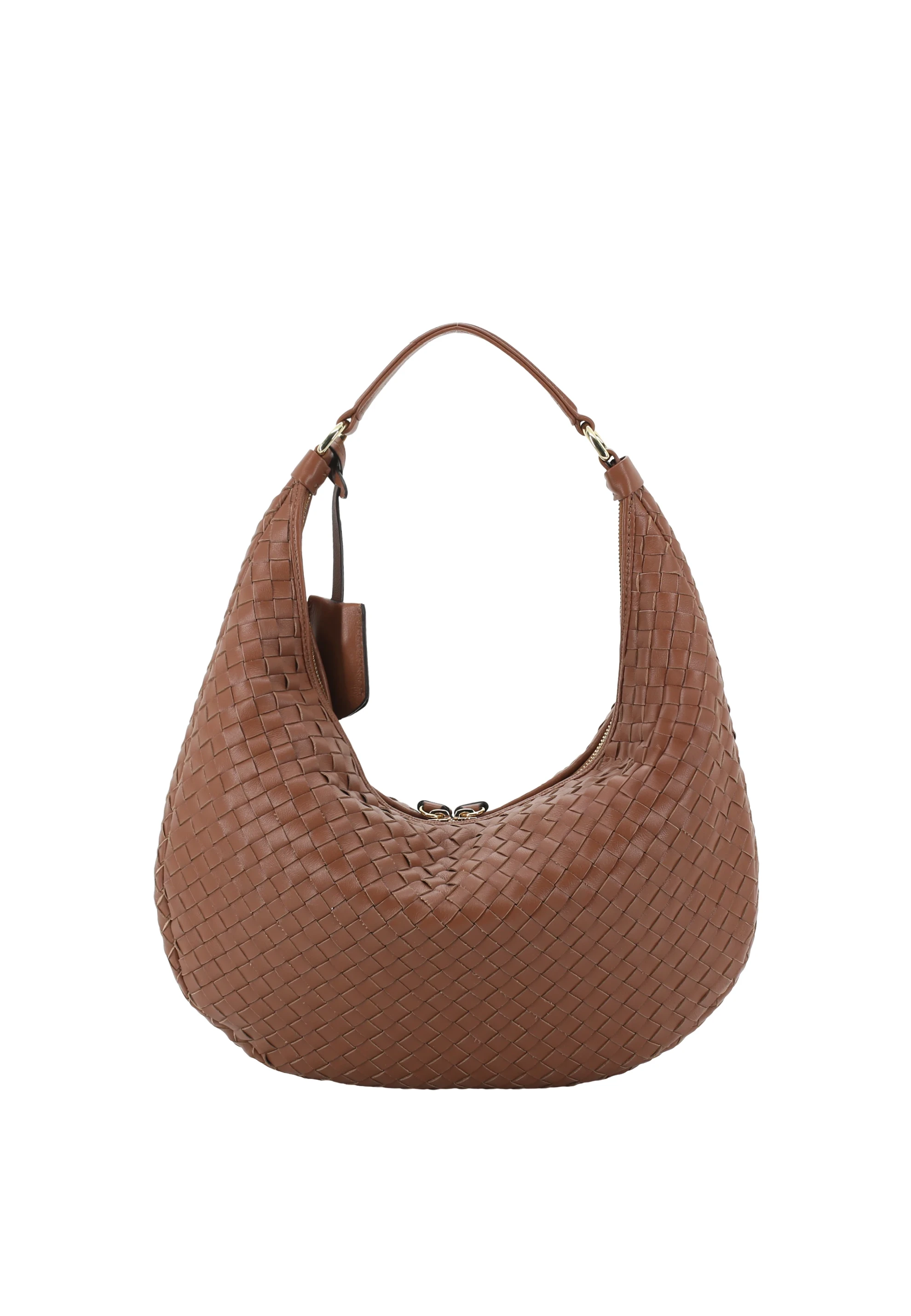 Sac NANA small Cuir Piuma weaving