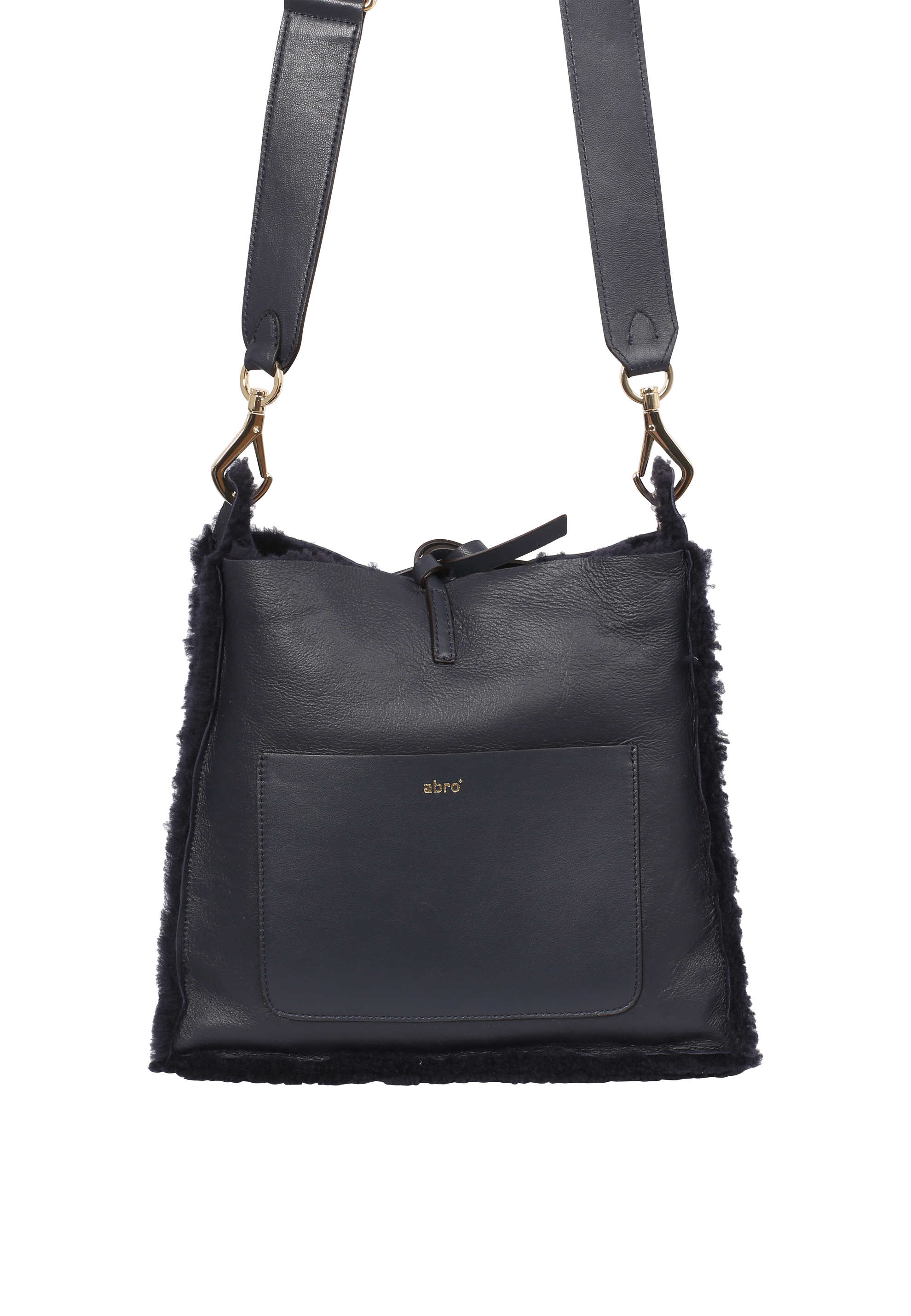 Umhängetasche RAQUEL small Leder Shearling reversible