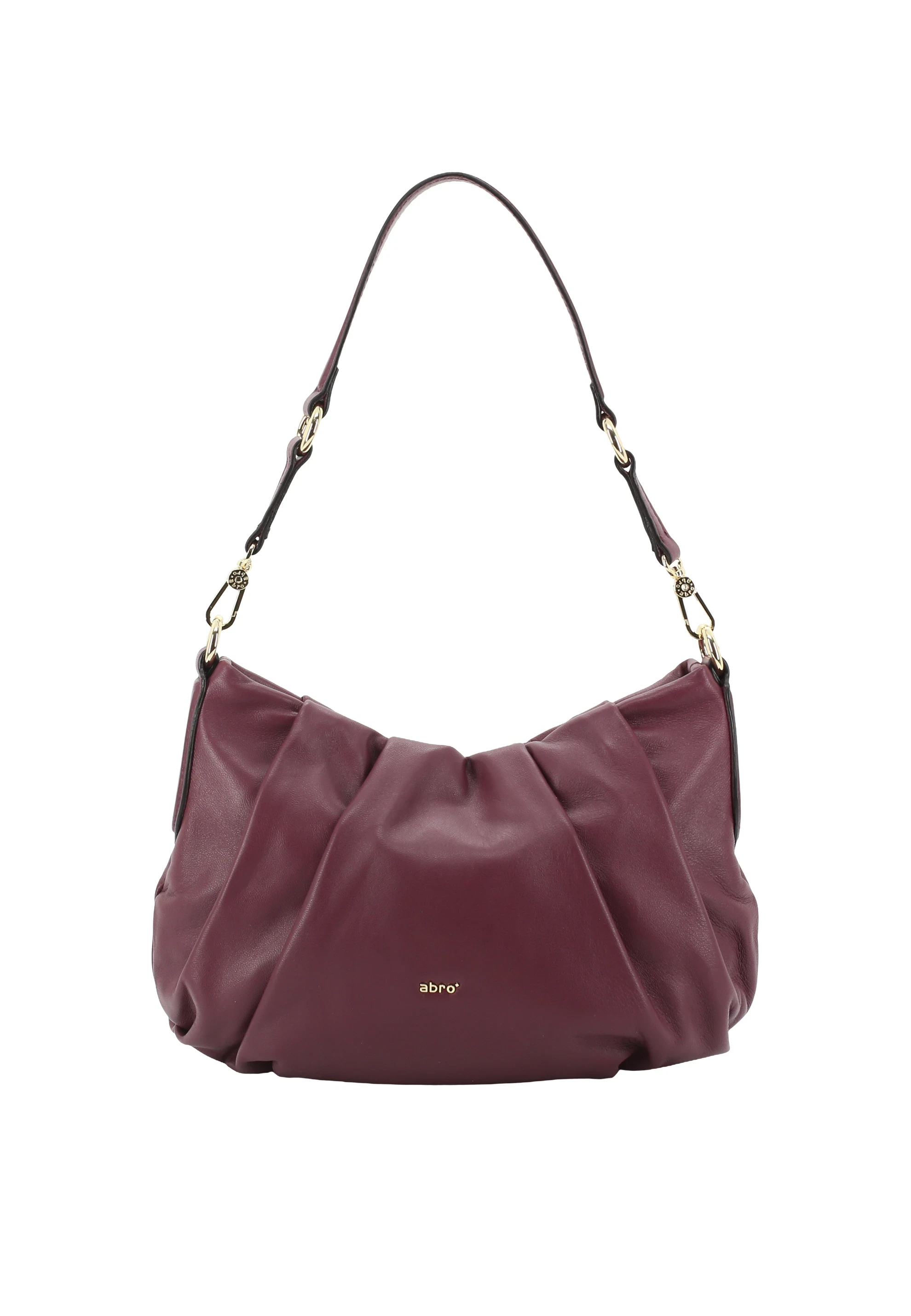 Schultertasche DAYA Leder Piuma lucido