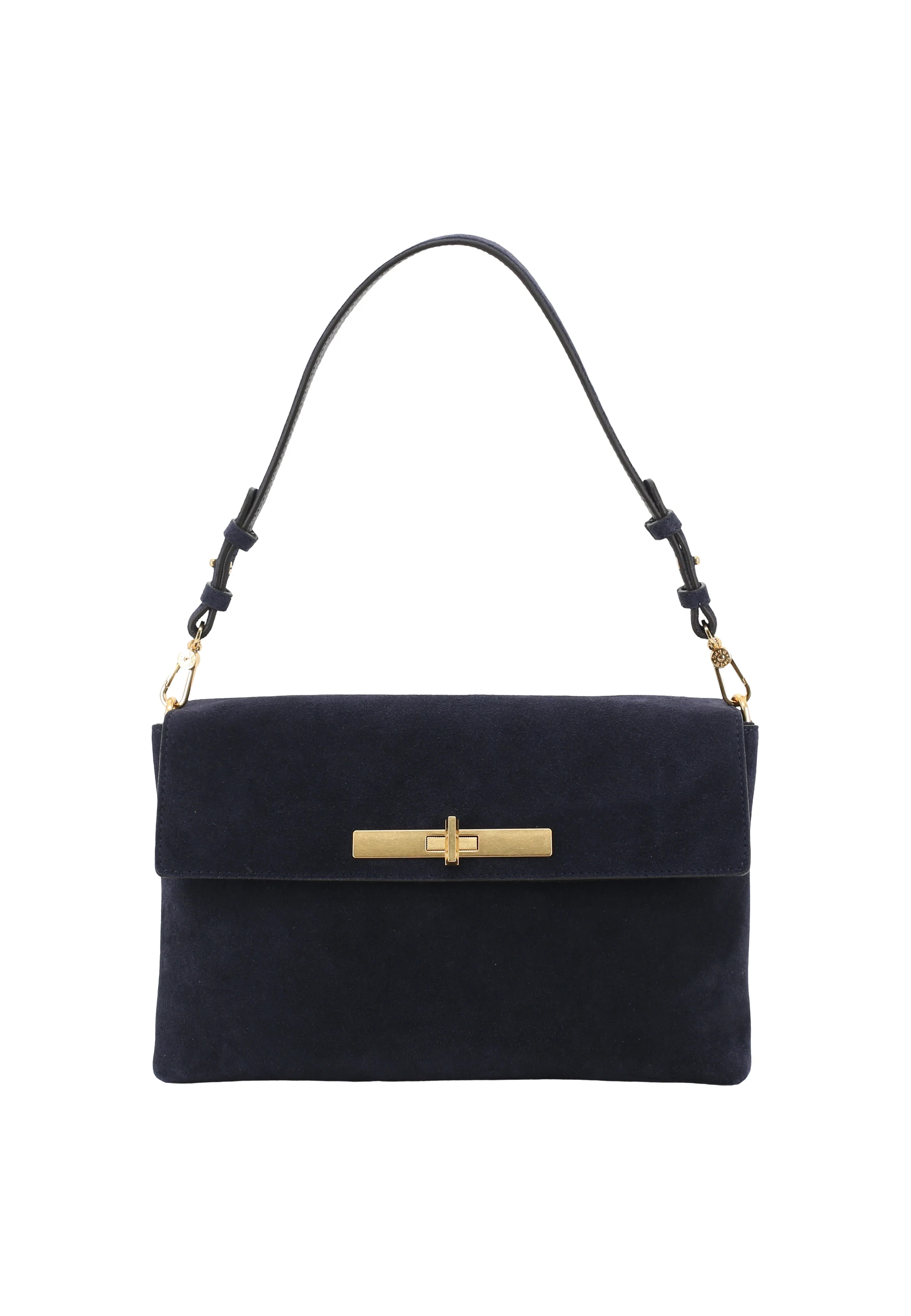 Schultertasche TWIST Leder SUEDE