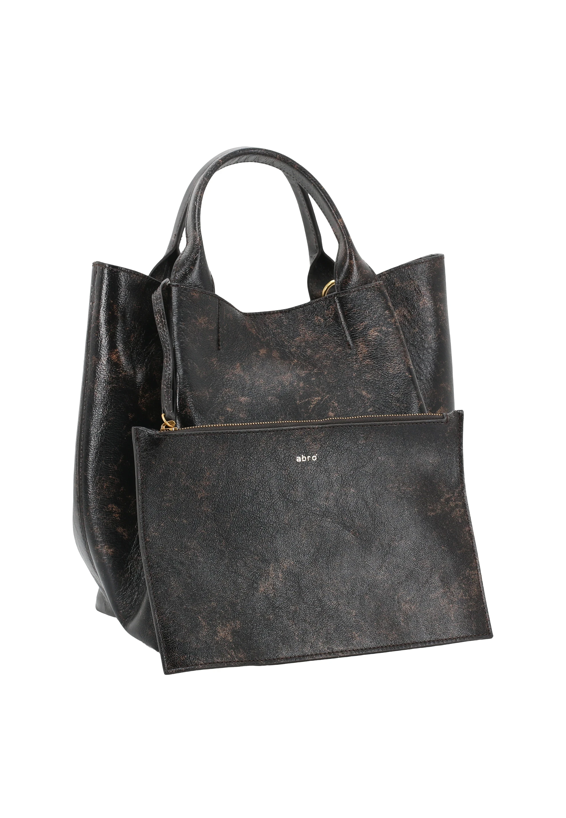 Shopper ESSENTIAL medium Leder Capre Vintage