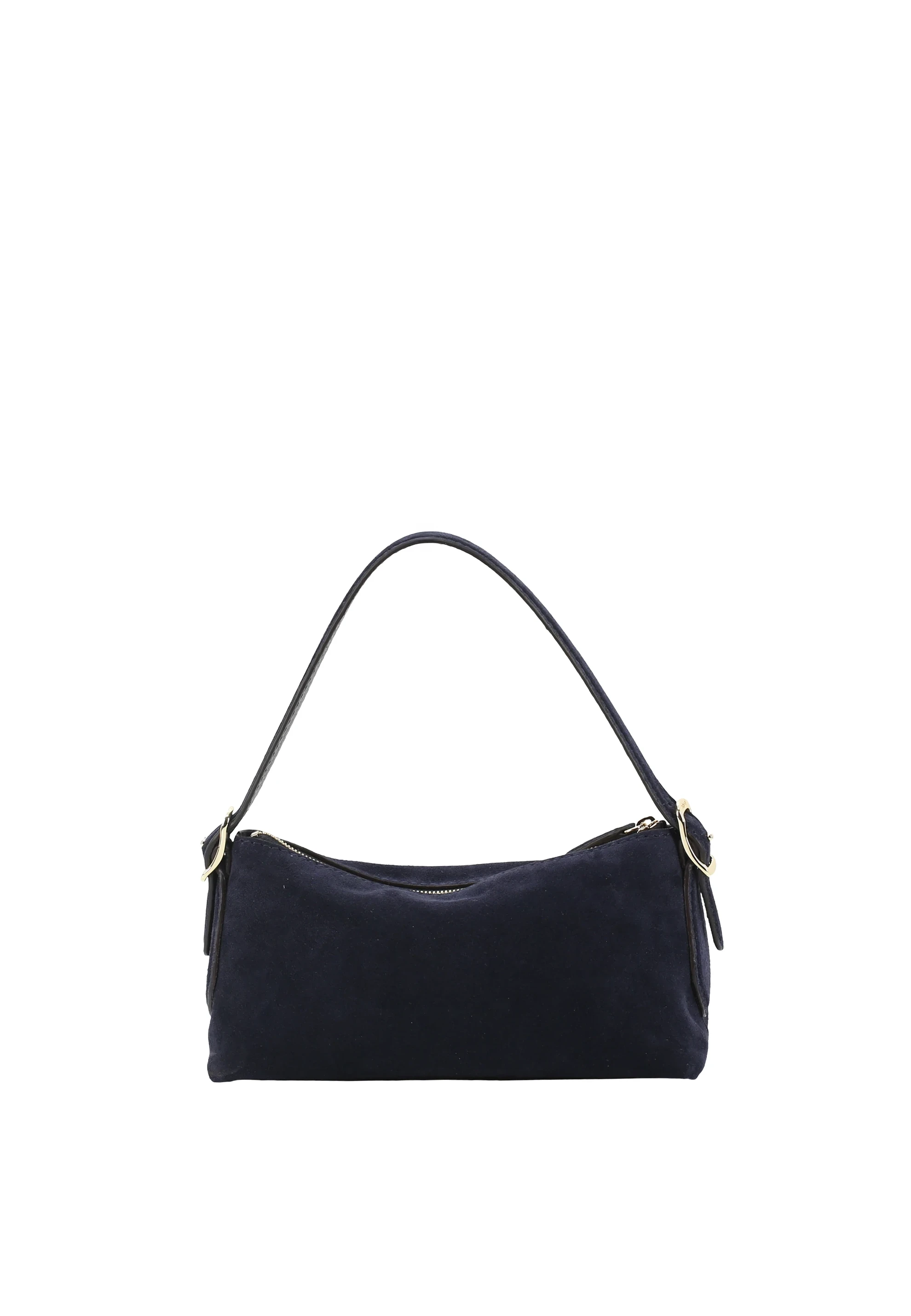 Schultertasche CARINA Leder Suede