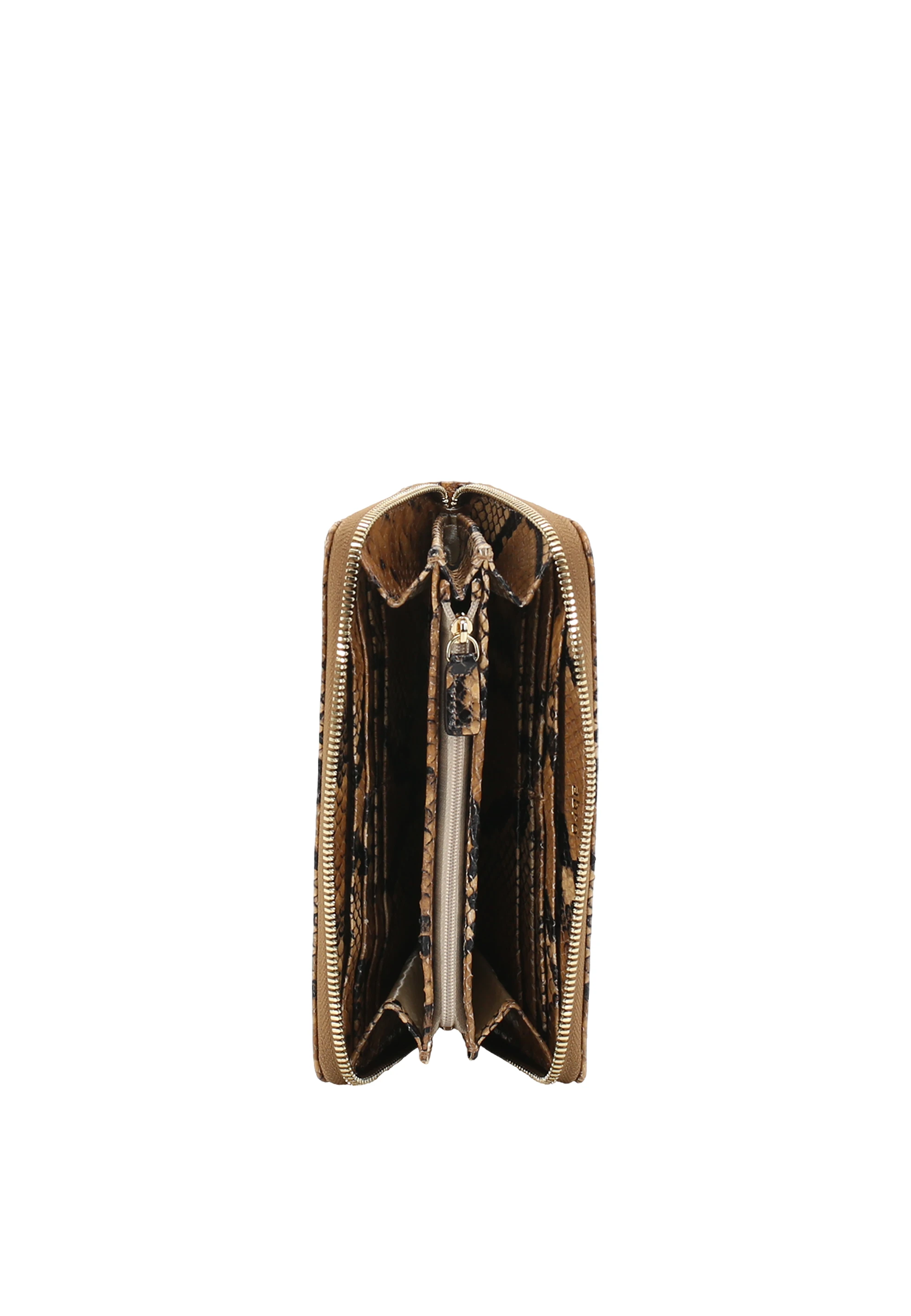 Geldbörse Leder Phyton geprägt