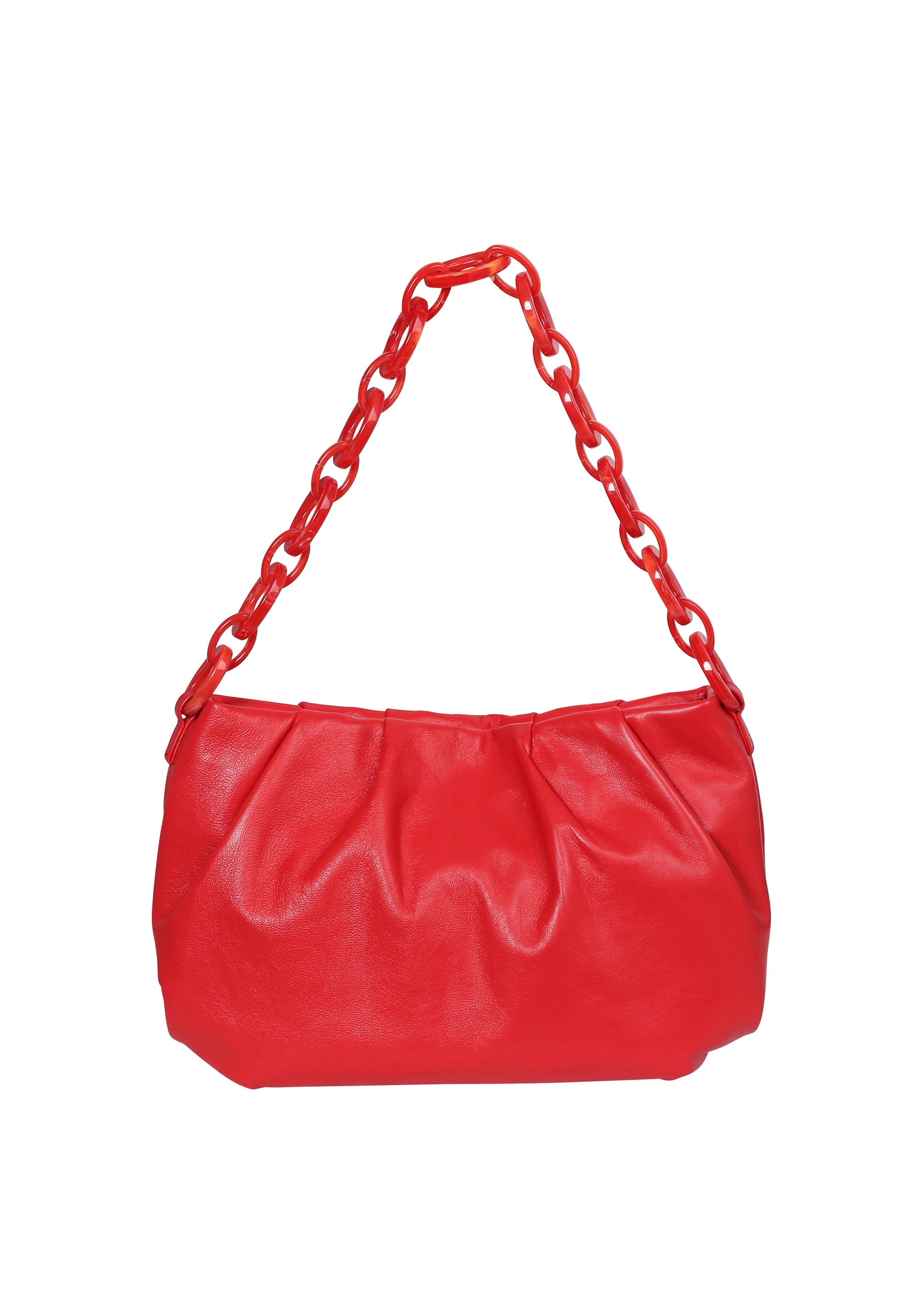 Schultertasche DAYA Leder Piuma lucido
