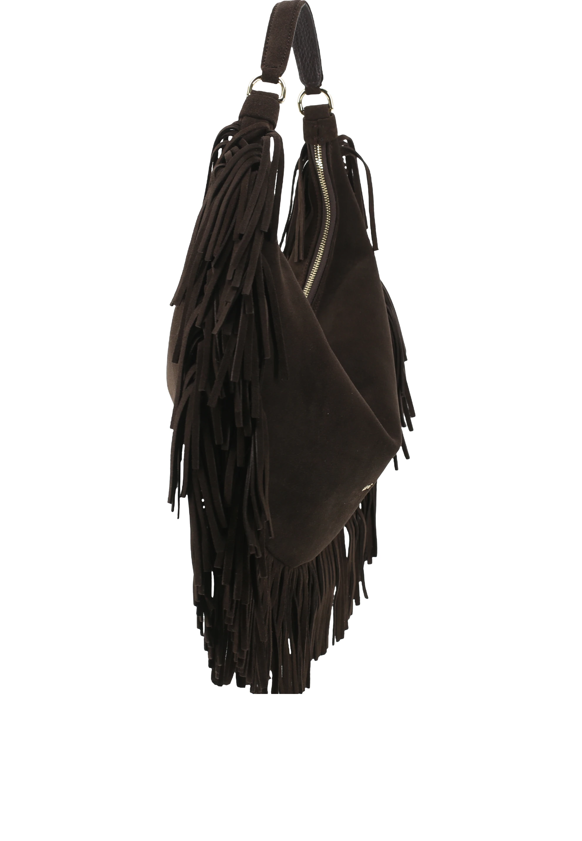 Beutel NANA  Leder Suede fringes