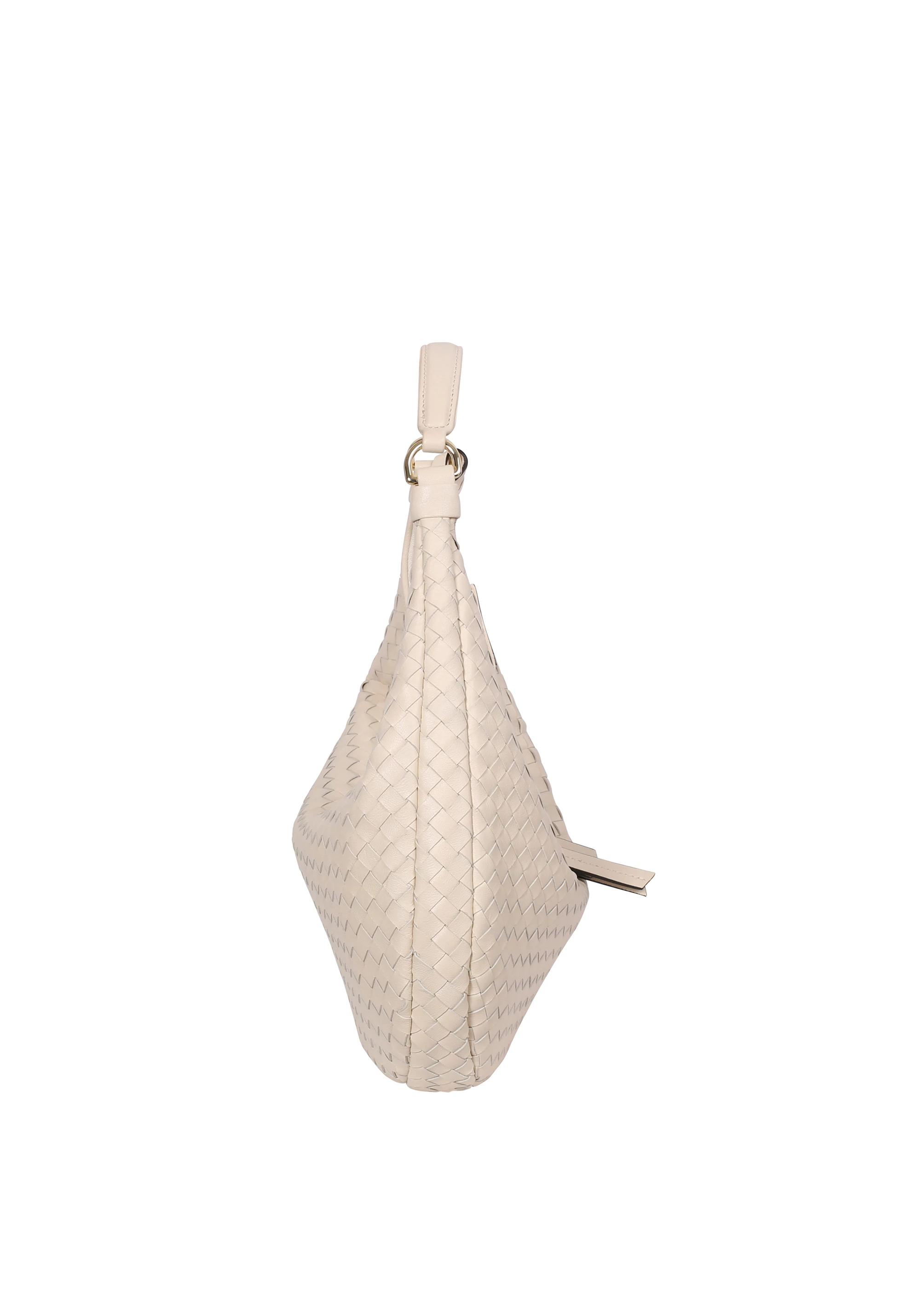 Sacca NANA small Pelle Piuma weaving