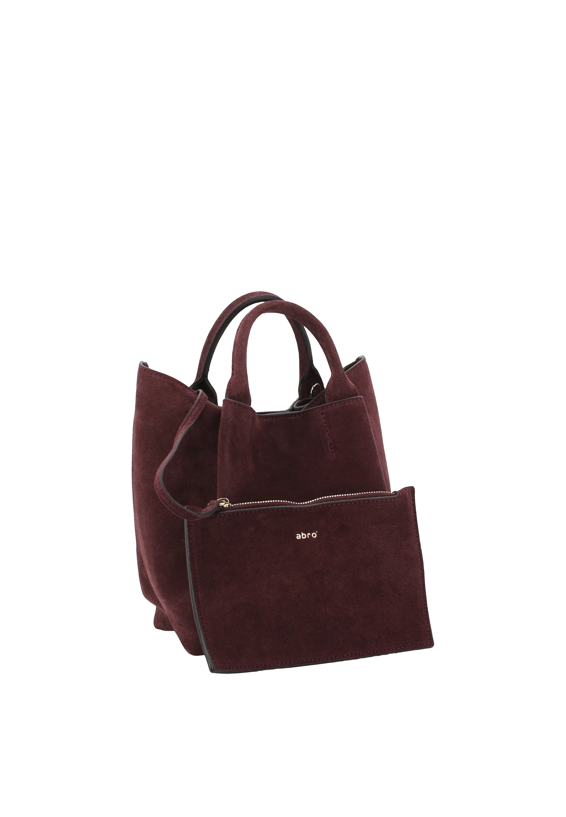 Shopper ESSENTIAL small Leather Suede