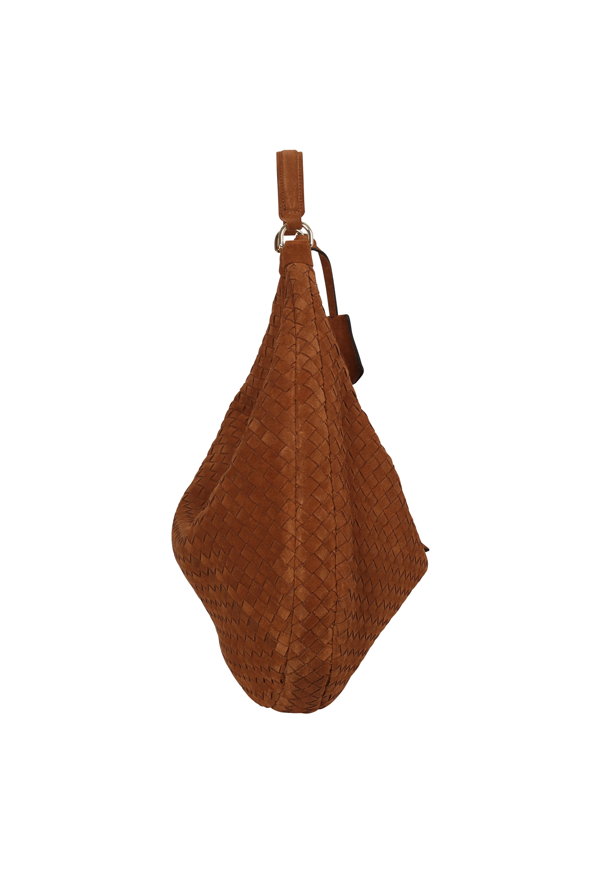 Beutel NANA  Leder Suede weaving