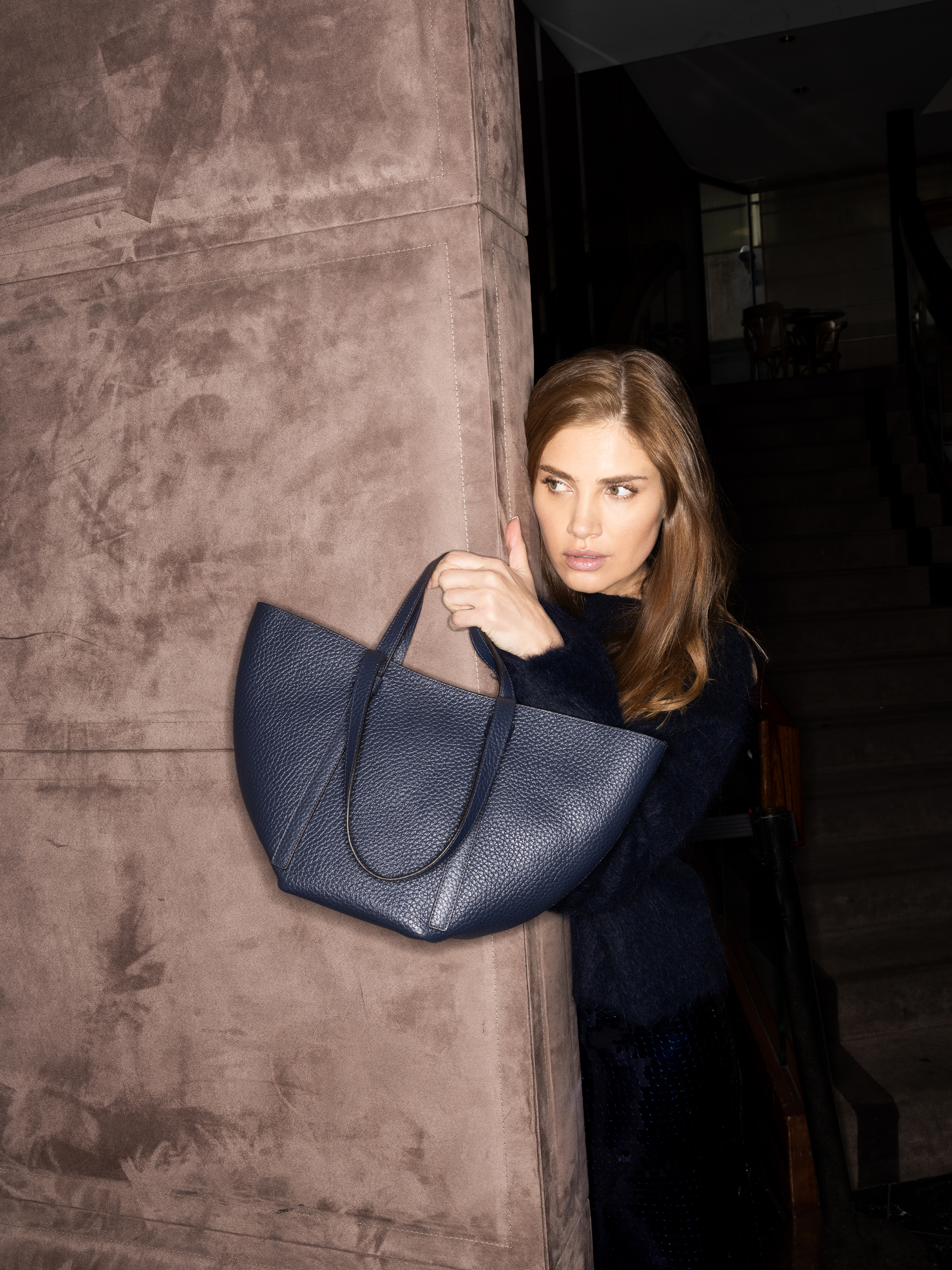 Shopper COSMO medium Leather Tekla