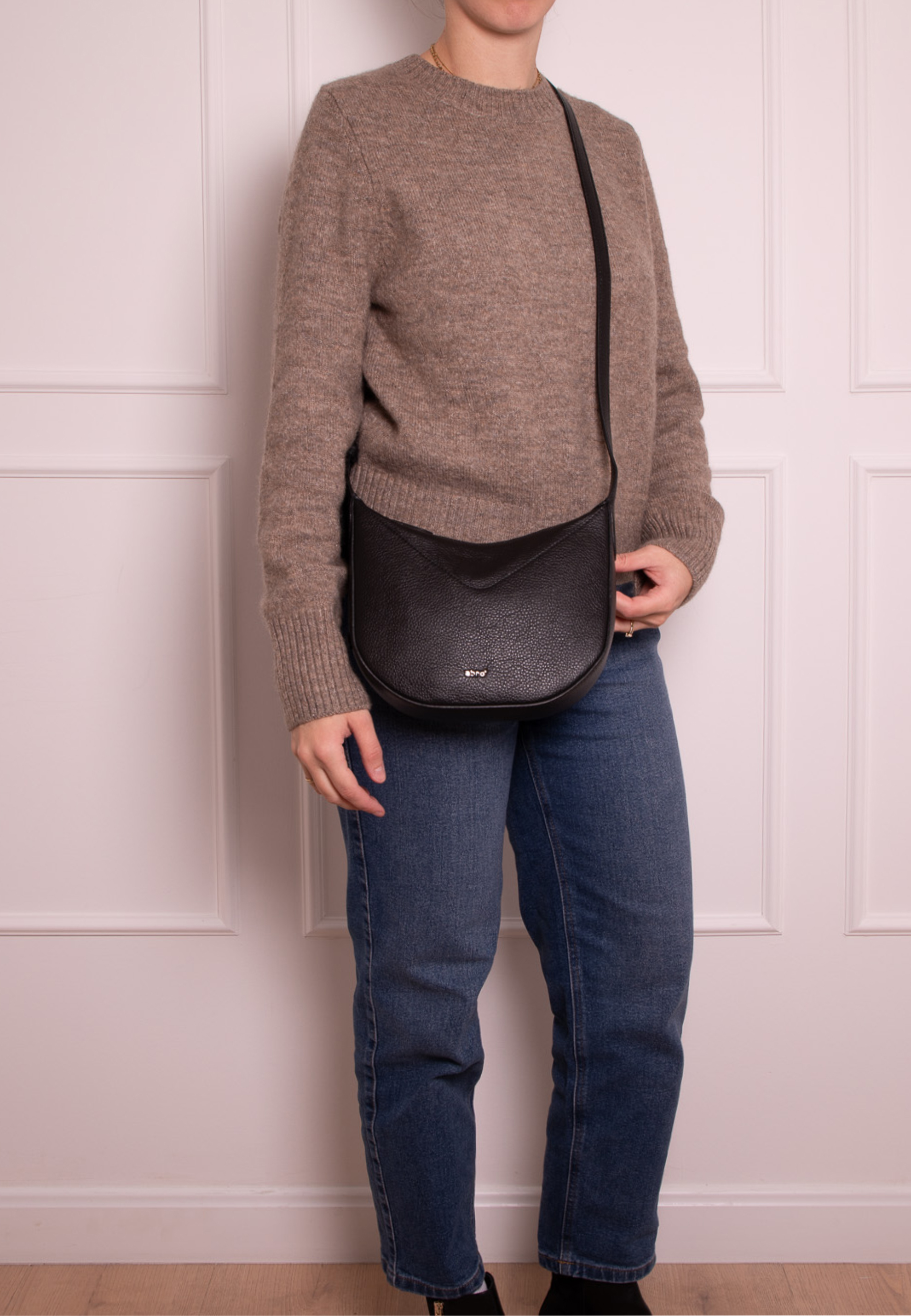 Sac à bandoulière ANYTIME SMAL Cuir Agave