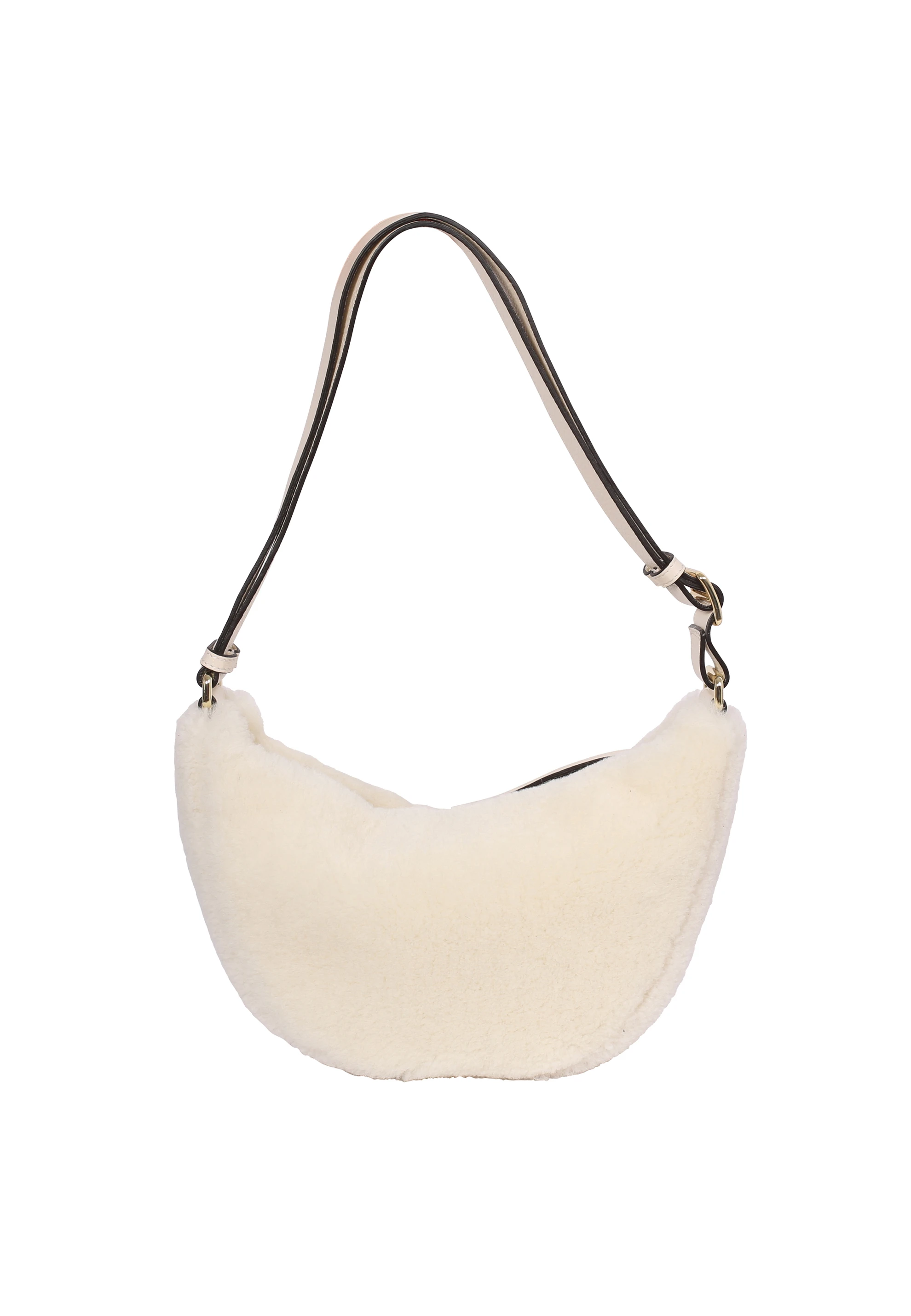 Umhängetasche BY MY SIDE small Leder Shearling