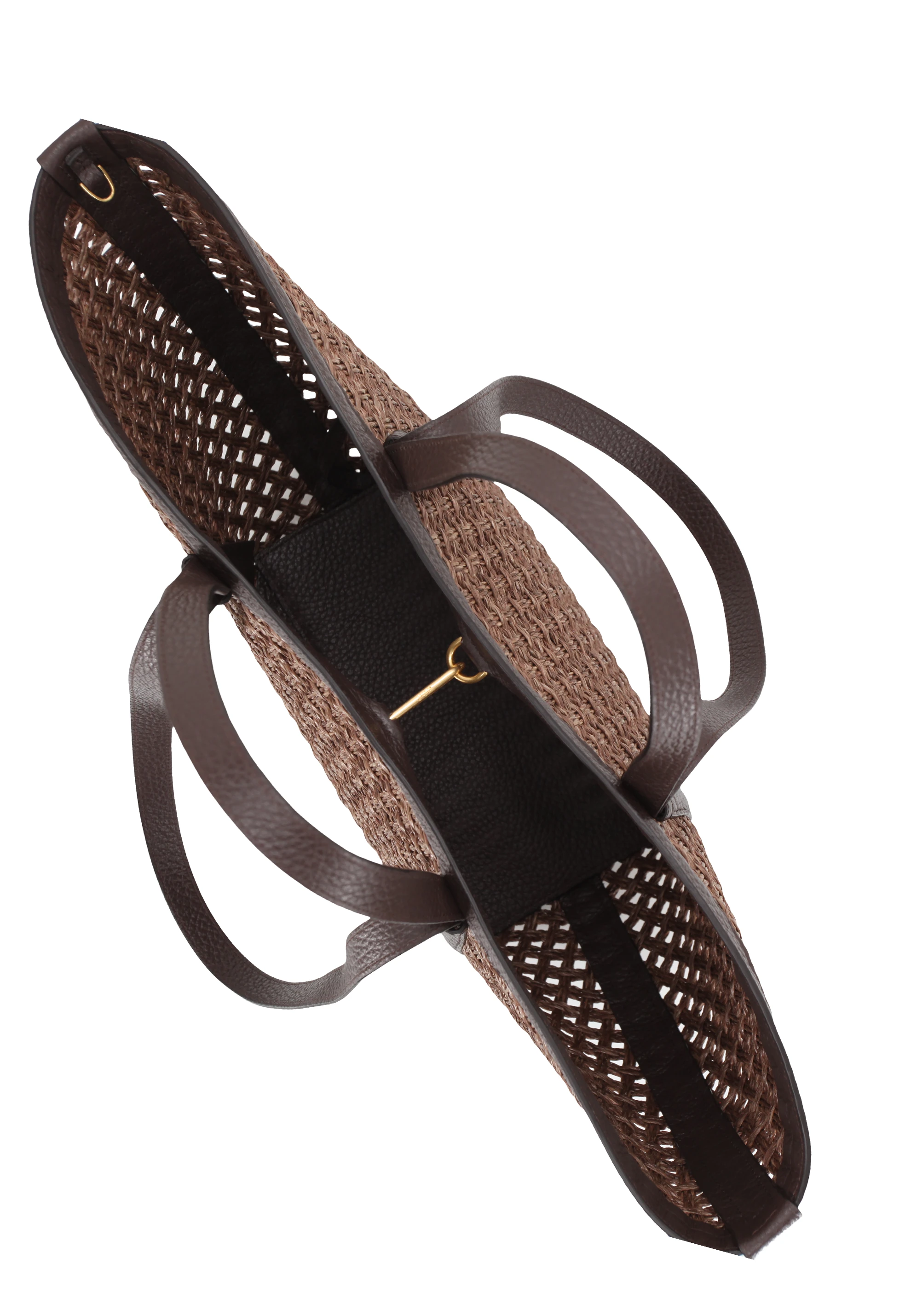 Shopper COSMO large Raffia/pelle